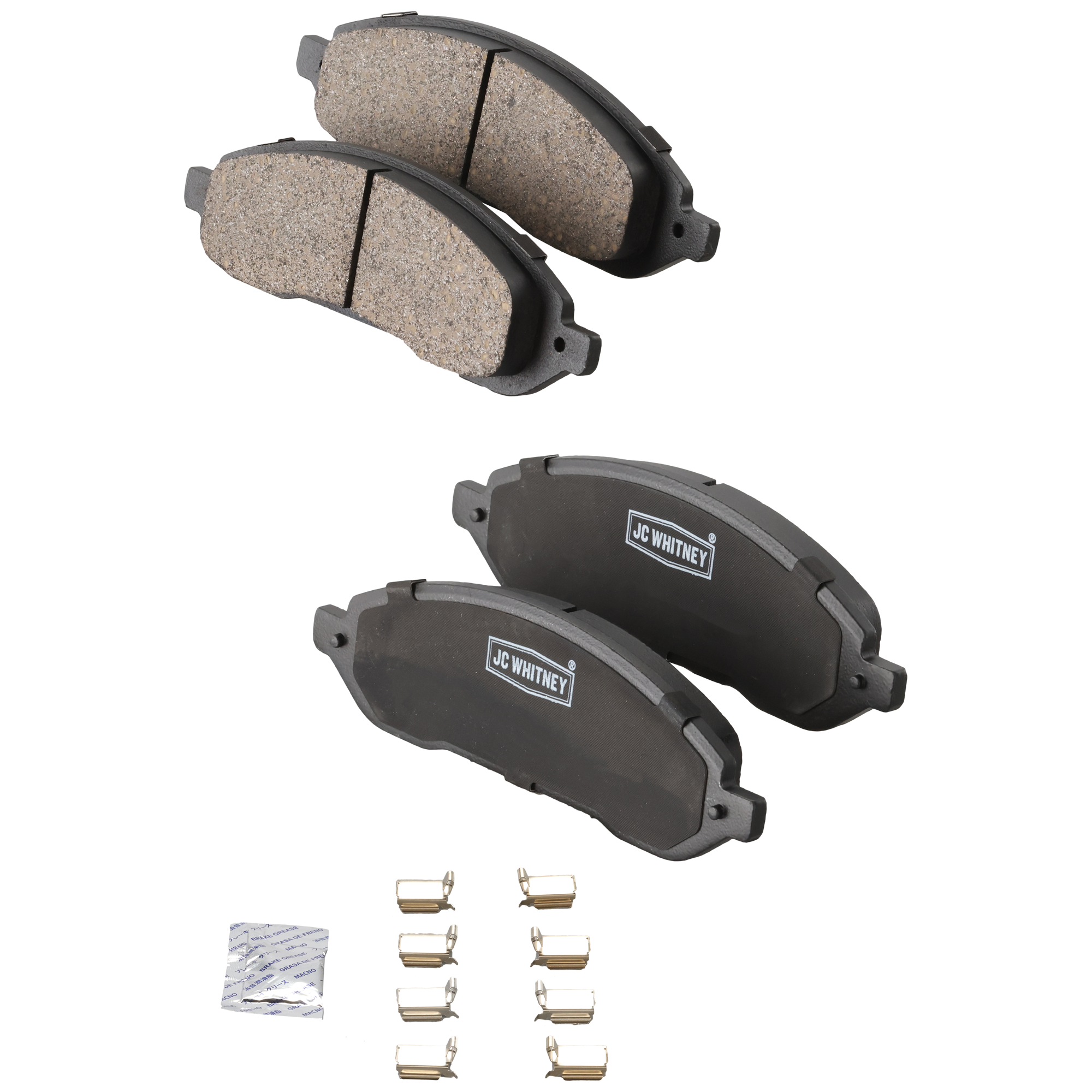 AM FREESTAR MONTEREY 04-07 FRONT BRAKE PAD SET 2 Wheel Set SKU JSTPSSCP1022 OEM 3F2Z2001SA 5F2Z2001SA 6F2Z2001