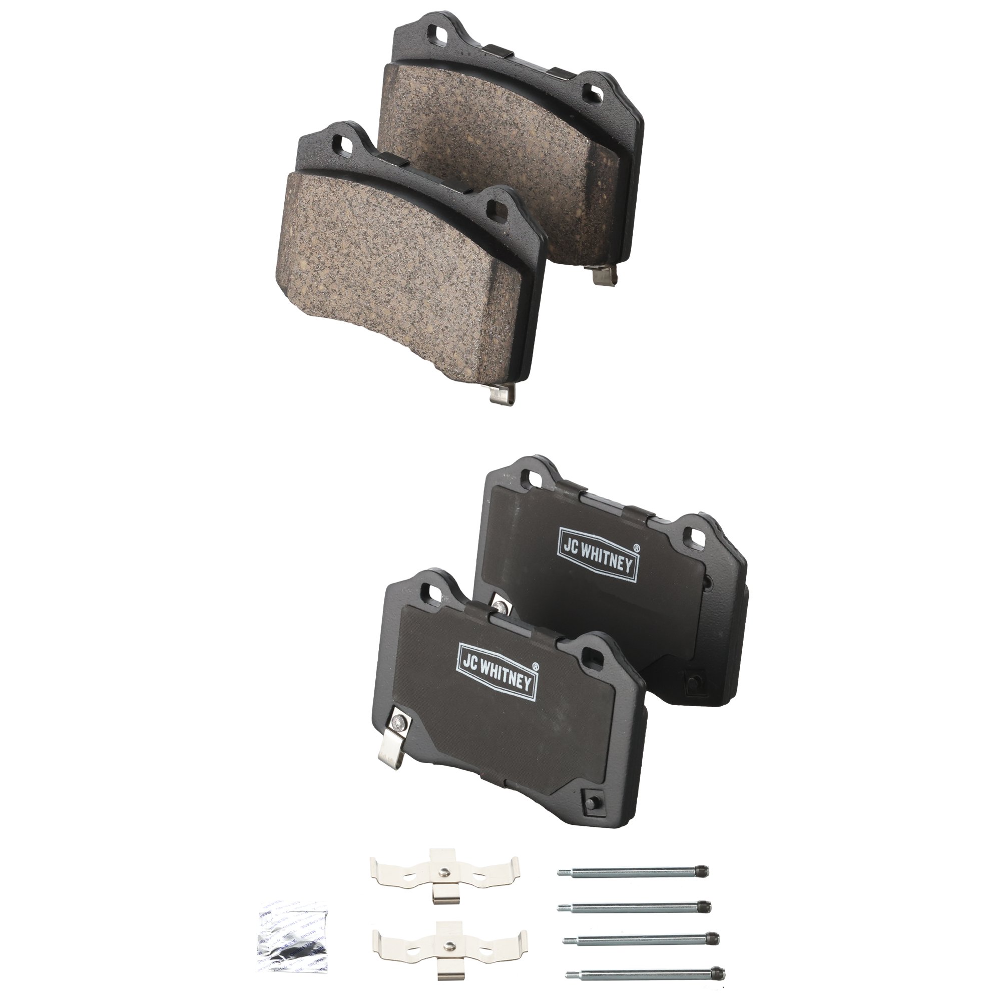 AM CTS 04-19 CAMARO 10-20 REAR BRAKE PAD SET 2 Wheel Set SKU JSTPSSCP1053 OEM 5174327AA 5174327AB 5174327AC