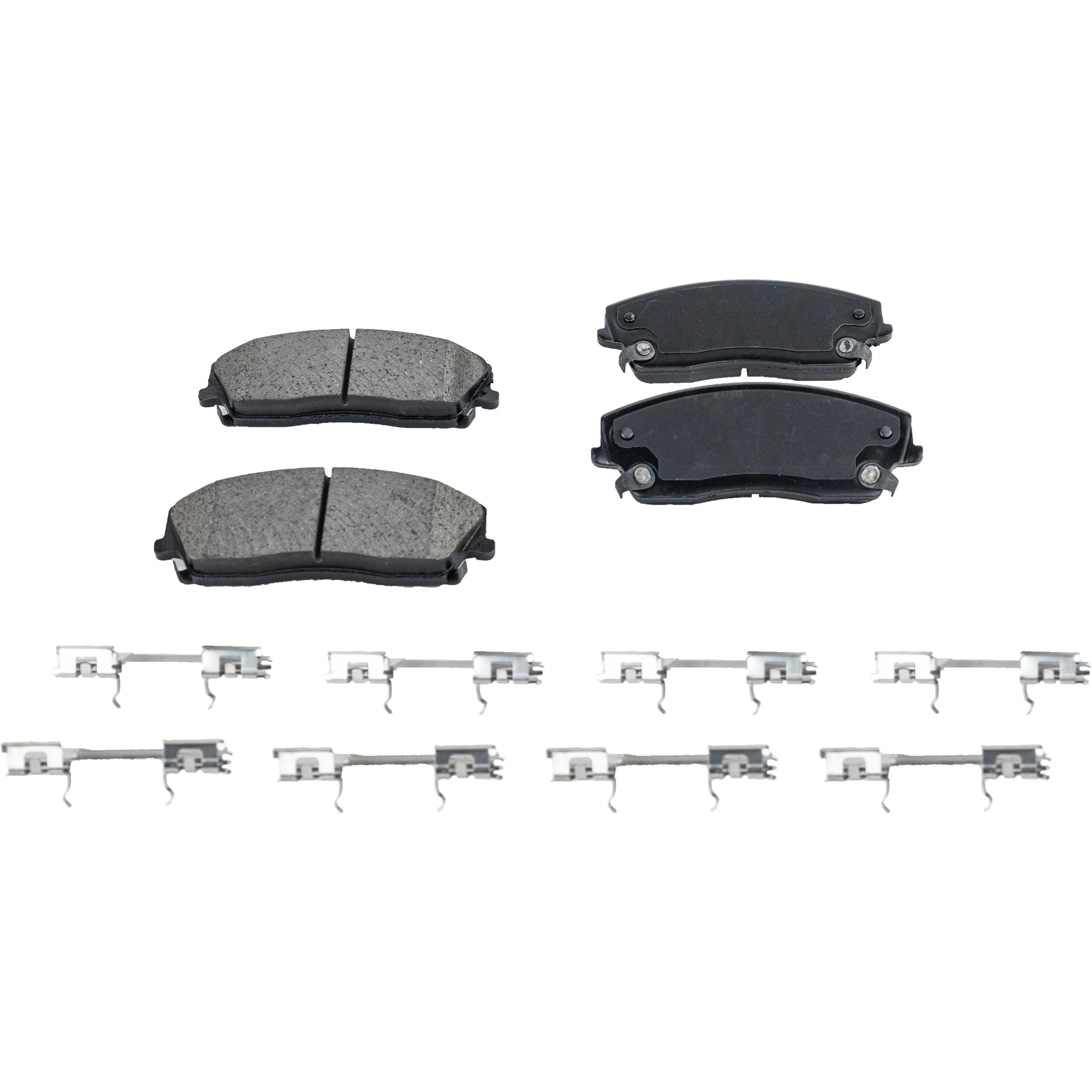 AM MAGNUM 05-08 CHALLENGER 09-13-21-22 FRONT BRAKE PAD SET 2 Wheel Set SKU JSTPSSCP1056 OEM 5142555AA 5174001AA 5174001AB