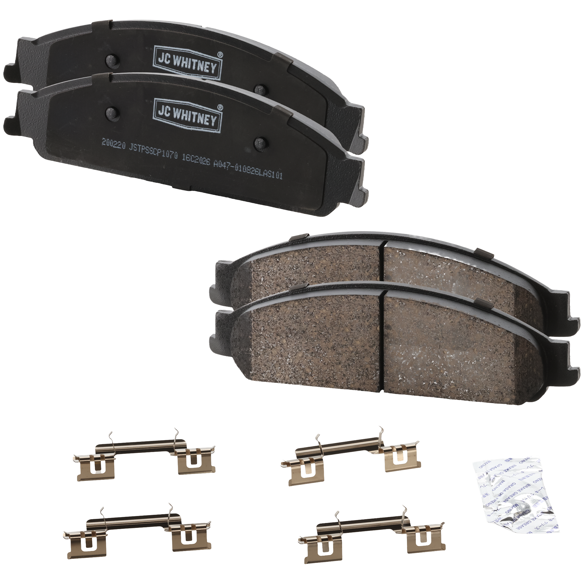 AM FIVE HUNDRED FREESTYLE FRONT BRAKE PAD SET 2 Wheel Set SKU JSTPSSCP1070 OEM 5F9Z2001AA 8G1Z2001B