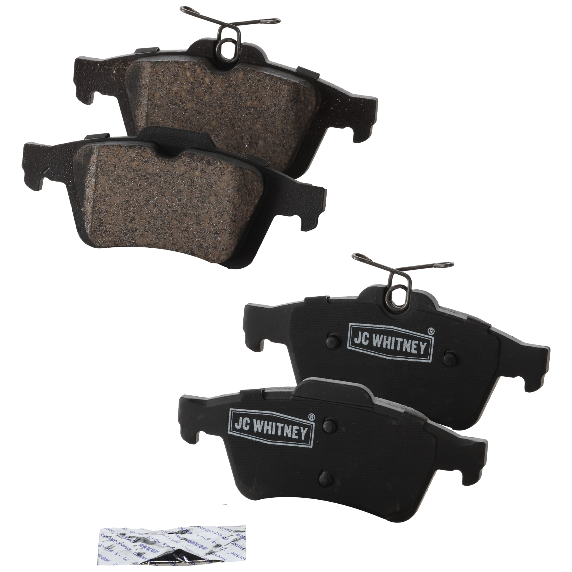 AM SAAB 9-3-03-11 TRANSIT CONNECT 14-20 REAR BRAKE PAD SET 2 Wheel Set SKU JSTPSSCP1095 OEM 13322091-13322091-15271565-160