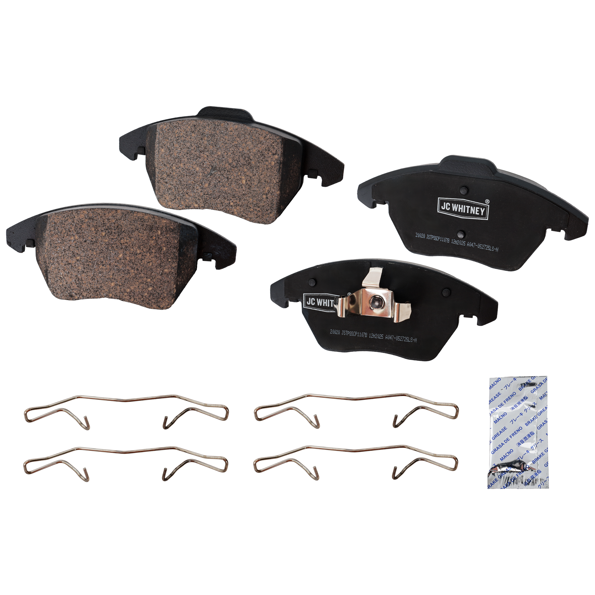 AM JETTA 05-13 FRONT BRAKE PAD SET 2 Wheel Set SKU JSTPSSCP1107B OEM 1K0698151-1K0698151E 3C0698151