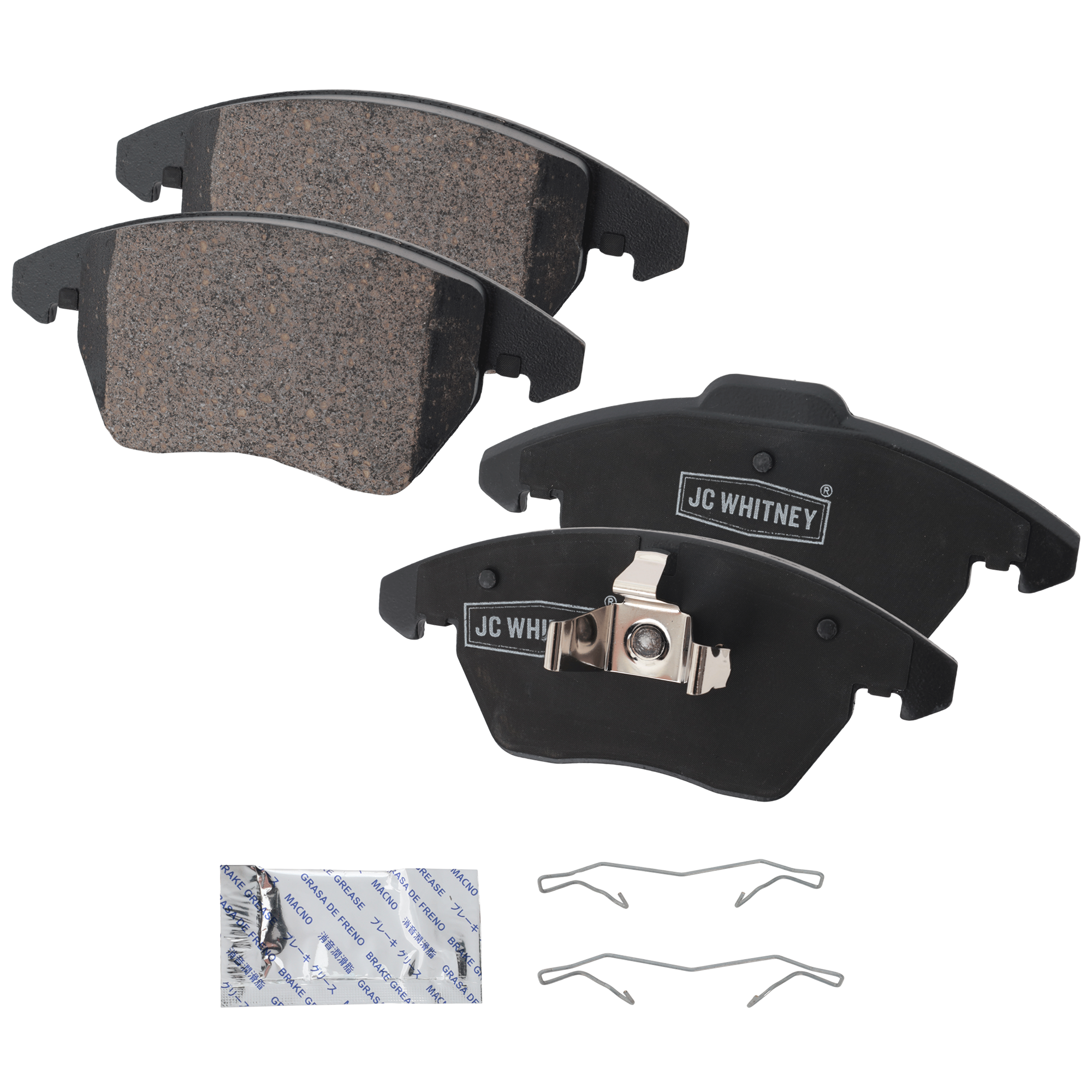 AM JETTA 10-18 BEETLE 12-19 FRONT BRAKE PAD SET 2 Wheel Set SKU JSTPSSCP1107 OEM 1609987980-425260-425323-42534