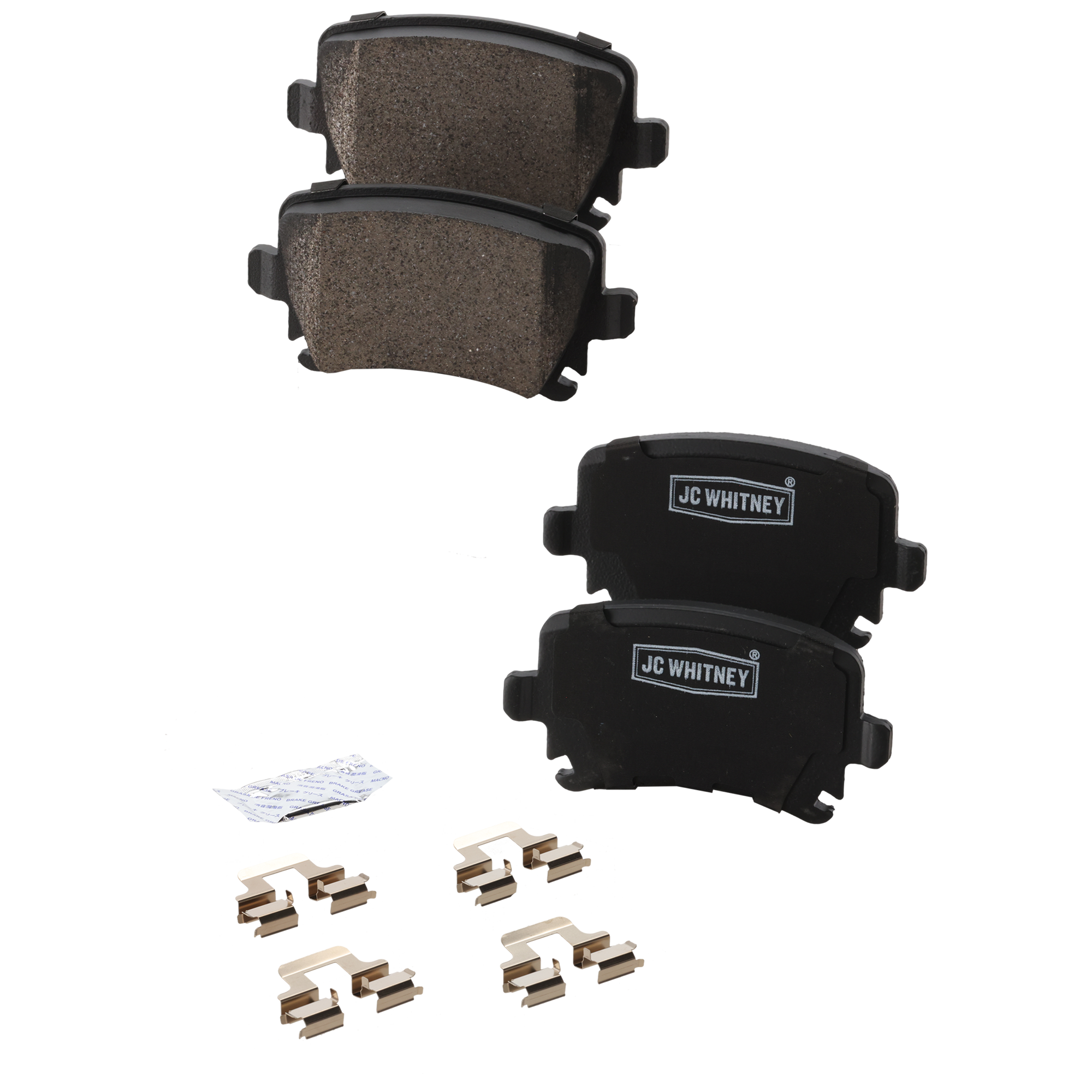 AM A4-05-09 TIGUAN 09-11 REAR BRAKE PAD SET 2 Wheel Set TIGUAN LIMITED 17-18 SKU JSTPSSCP1108 OEM 1K0698451B 1K0698451D 1K069845