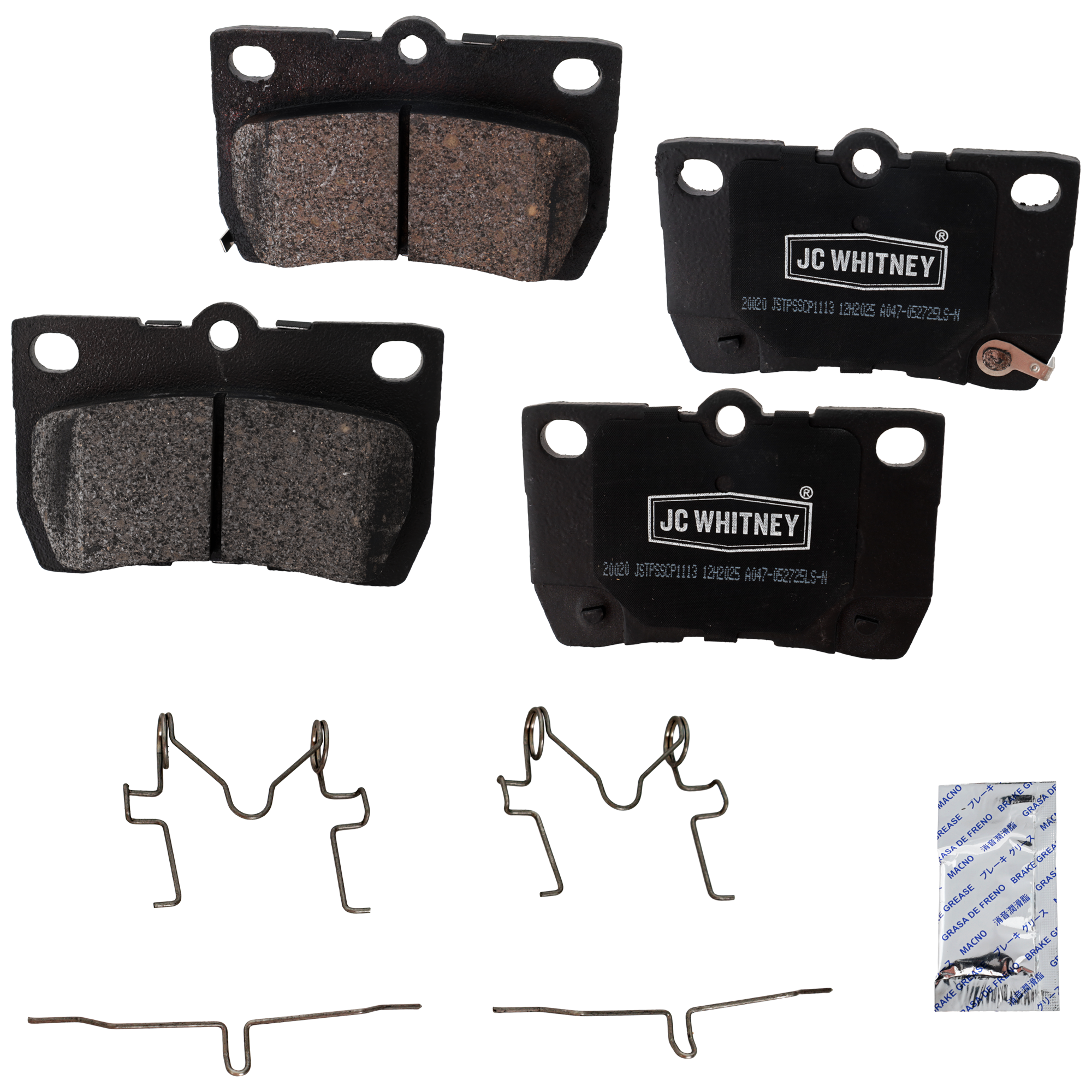 AM IS350-06-13 REAR BRAKE PAD SET 2 Wheel Set SKU JSTPSSCP1113 OEM 0446622190-0446630210-04466530