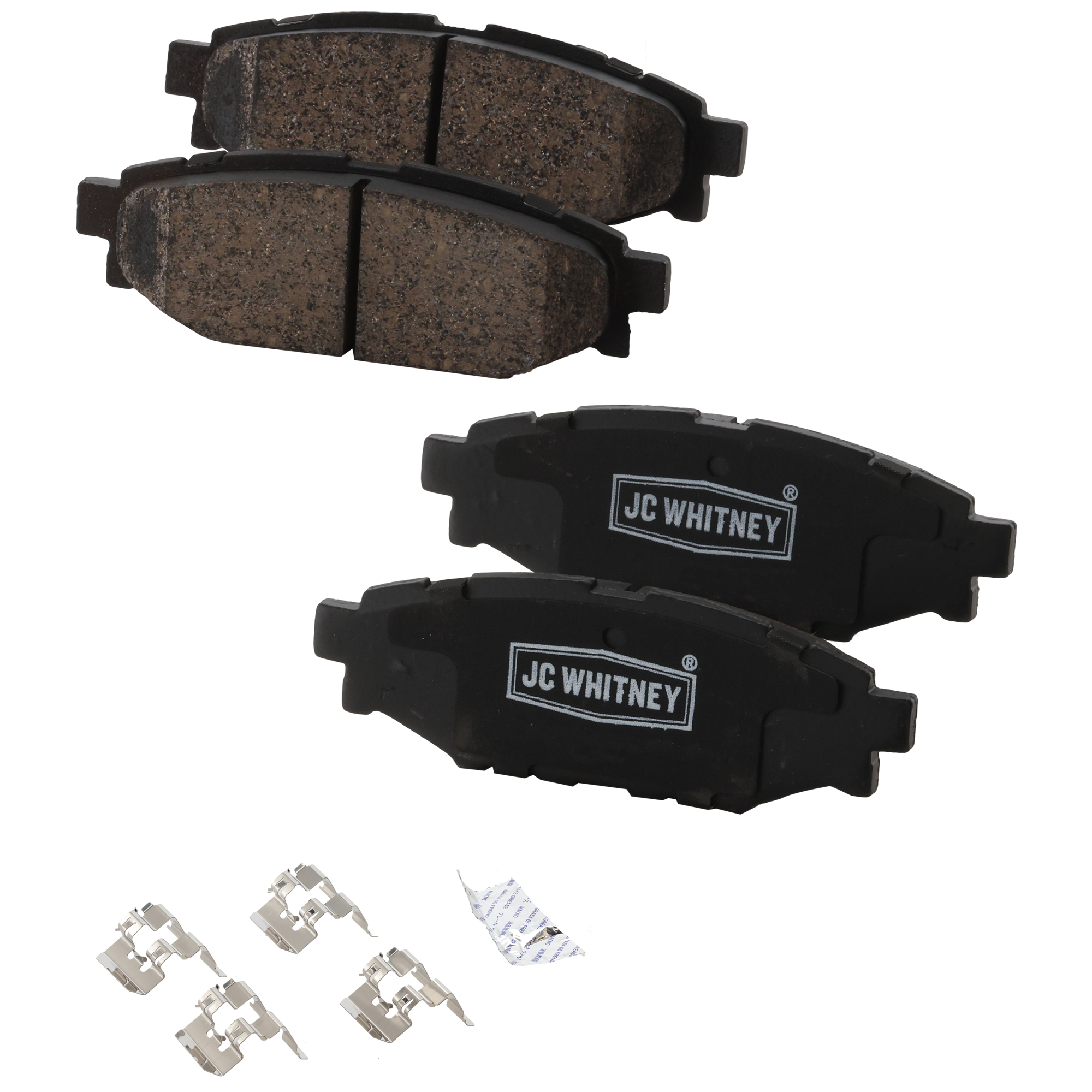 AM LEGACY 05-14 IMPREZA 08-21 REAR BRAKE PAD SET 2 Wheel Set SKU JSTPSSCP1114 OEM 26696AG000-26696AG010-26696AG0