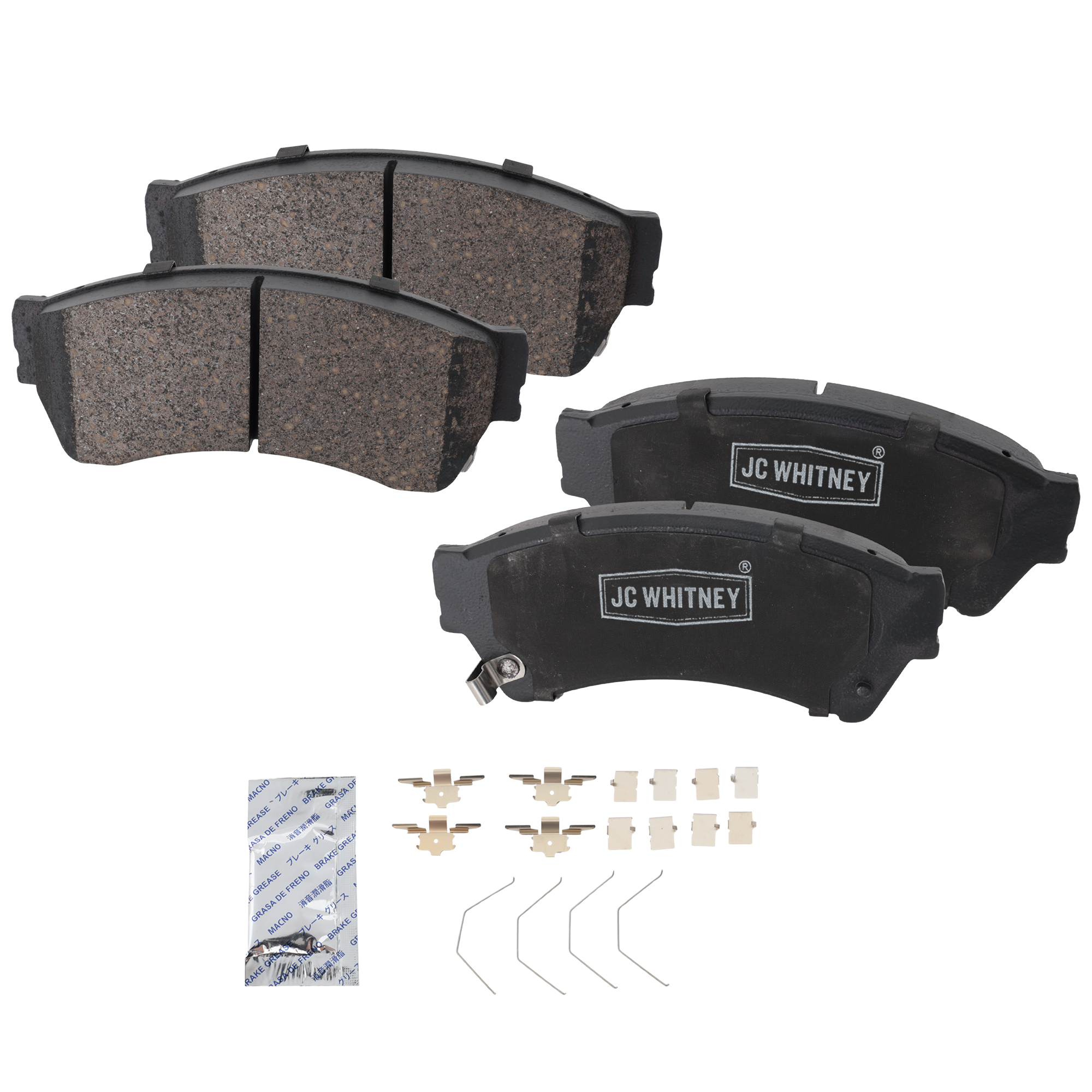 AM MAZDA 6-08-13 FRONT BRAKE PAD SET 2 Wheel Set SKU JSTPSSCP1164 OEM 6E5Z2001B 6E5Z2001C 6U2Z2V001F