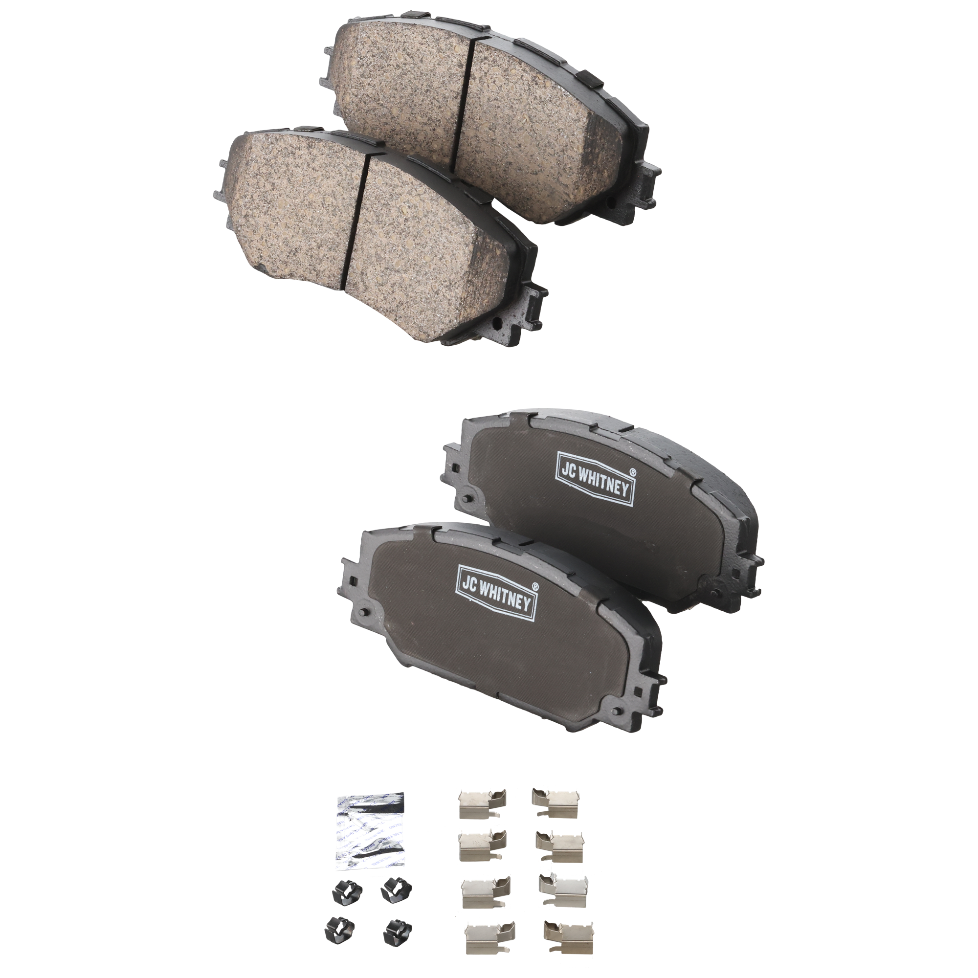 AM COROLLA 09-19 RAV4-09-18 FRONT BRAKE PAD SET 2 Wheel Set SKU JSTPSSCP1210 OEM 0446502220-0446502240-044650R0