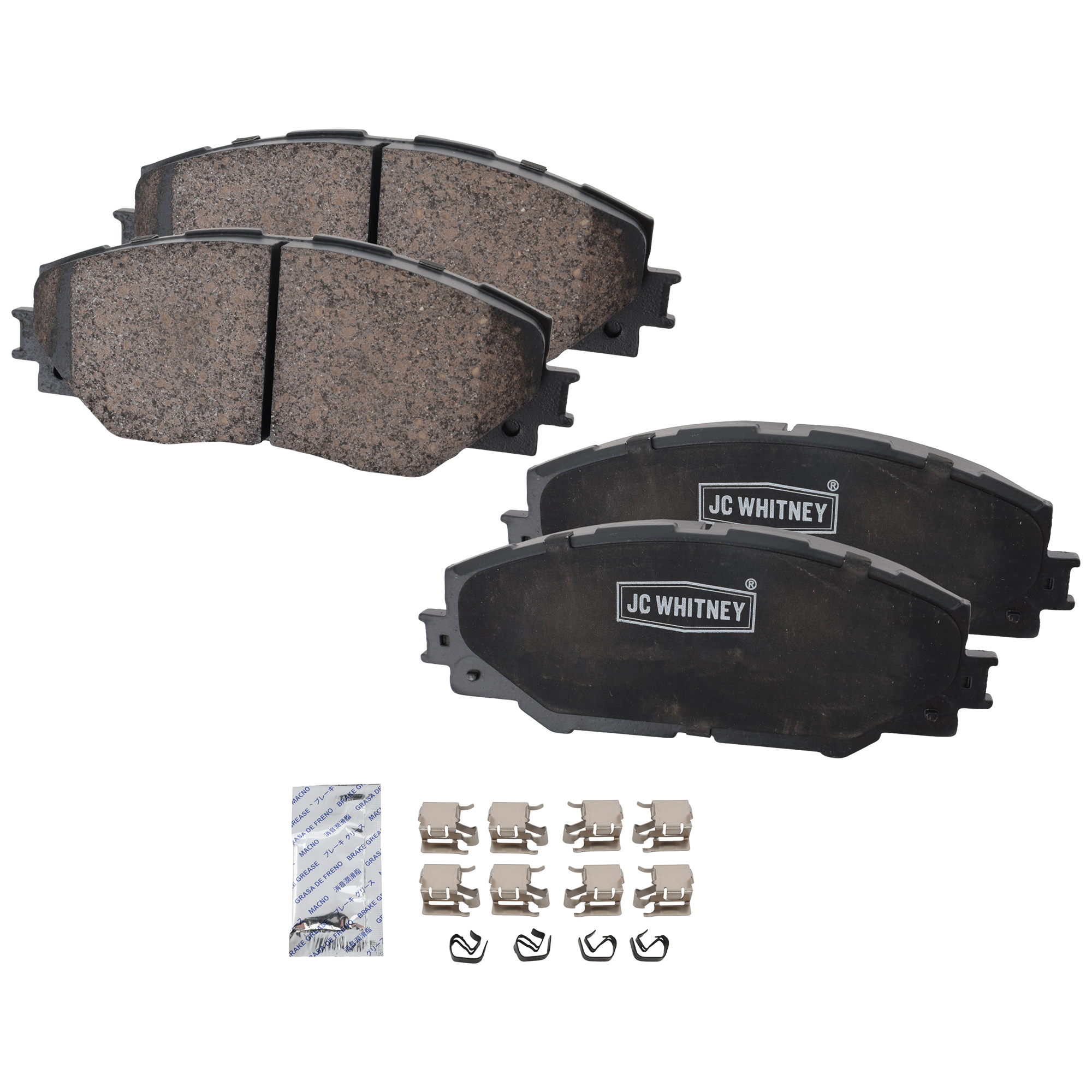 AM RAV4-06-18 FRONT BRAKE PAD SET 2 Wheel Set SKU JSTPSSCP1211 OEM 0446502230-0446542150-04465421