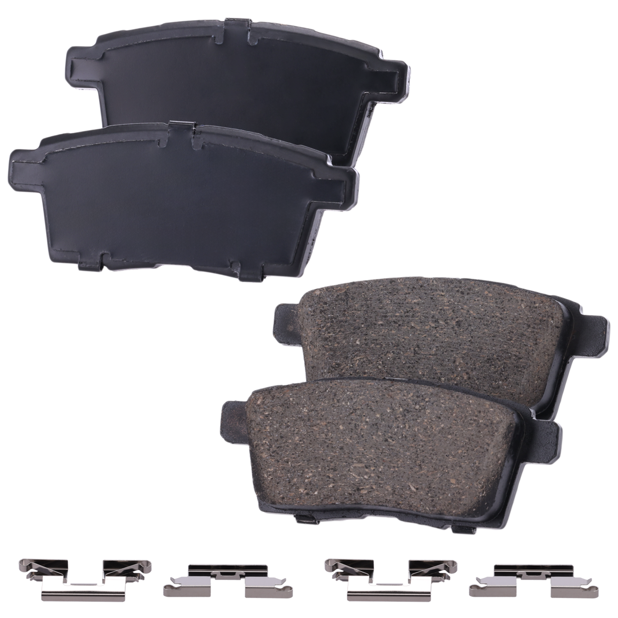 AM CX 9-07-15 CX 7-07-12 EDGE MKX 07-10 REAR BRAKE PAD SET 2 Wheel Set SKU JSTPSSCP1259 OEM 7T4Z2200A 8T4Z2200A L2Y62643Z