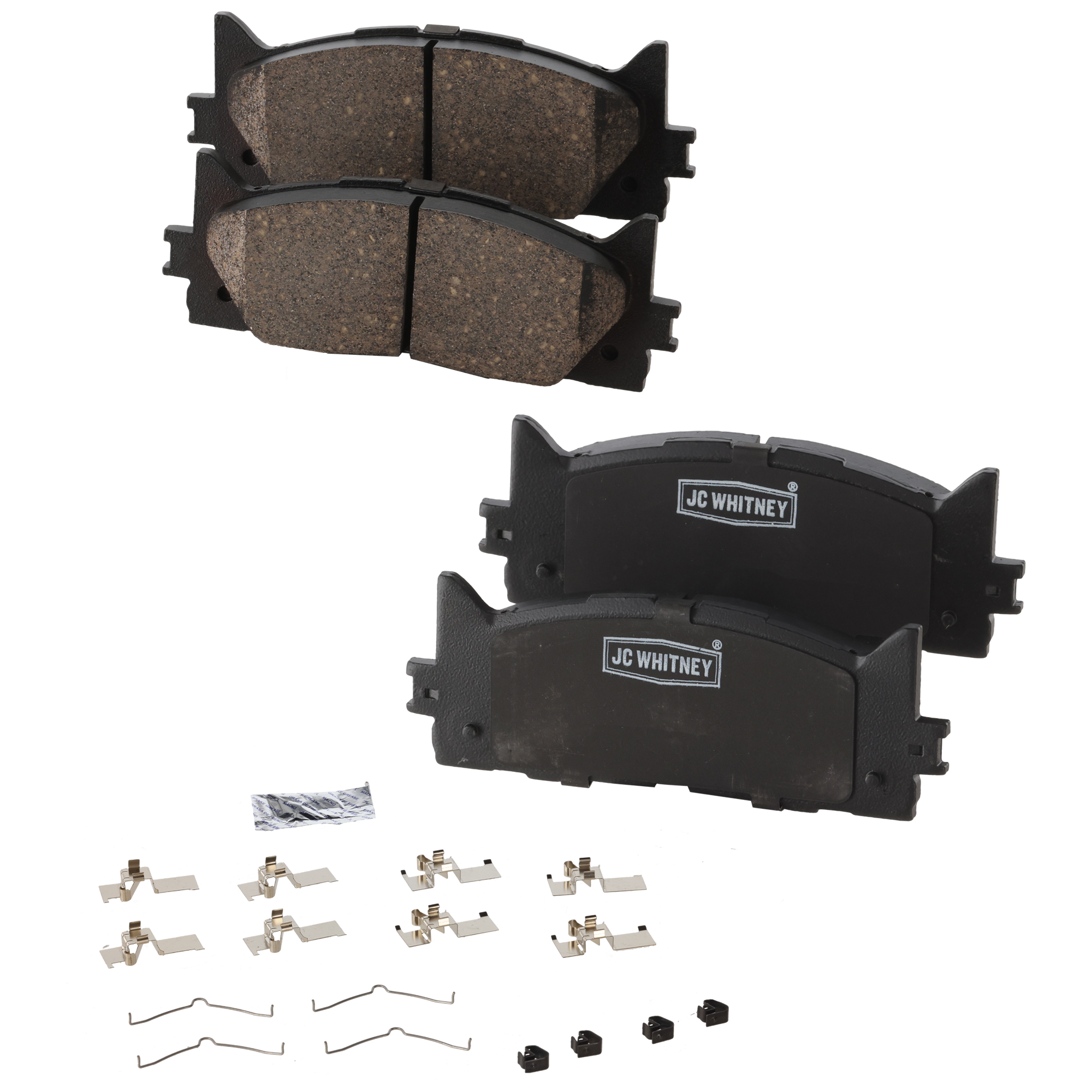 AM ES350-07-18 FRONT BRAKE PAD SET 2 Wheel Set FWD SKU JSTPSSCP1293 OEM 0446506070-0446506100-04465070