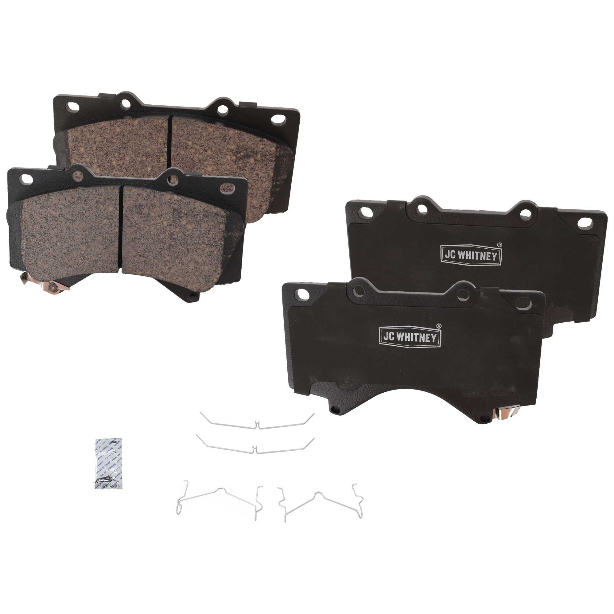 AM TUNDRA 07-21 FRONT BRAKE PAD SET 2 Wheel Set SKU JSTPSSCP1303 OEM 0446502440-044650C020-04465602