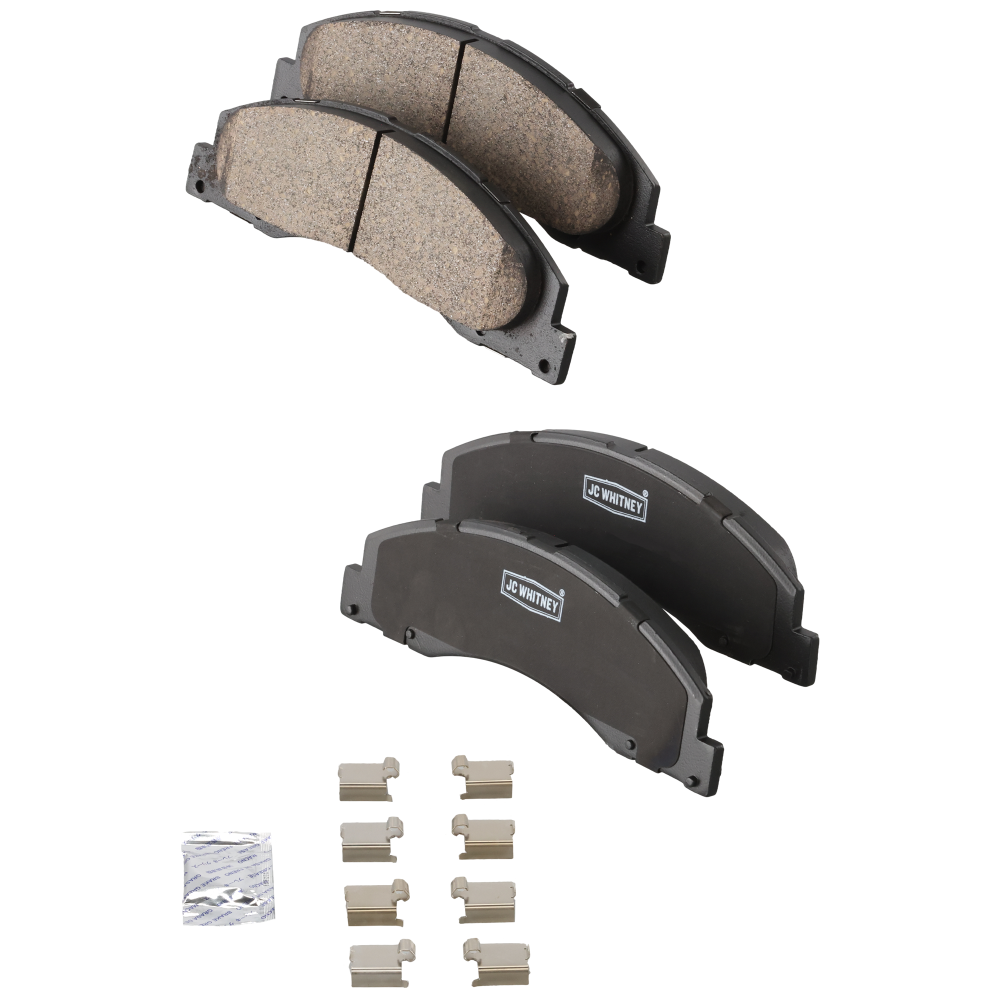 AM E 350 E 450 SUPER DUTY 08-22 FRONT BRAKE PAD SET 2 Wheel Set SKU JSTPSSCP1328 OEM 8C2Z2001C