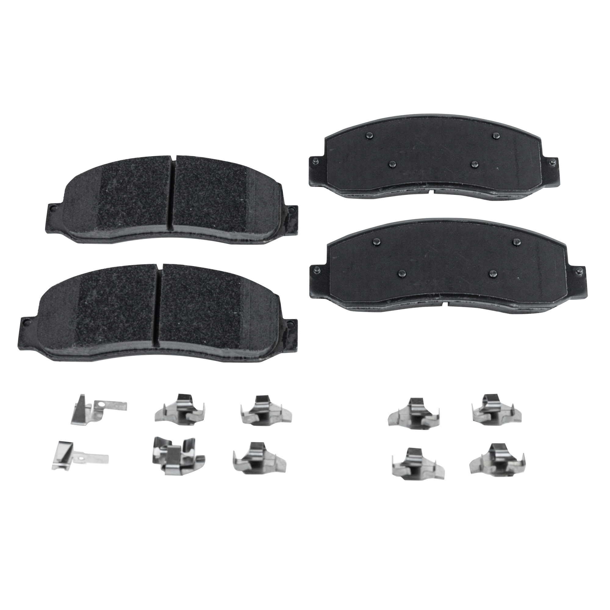 AM F 250 SUPER DUTY 10-13 F 350 SUPER DUTY 10-12 FRONT BRAKE PAD SET 2 Wheel Set SKU JSTPSSCP1333 OEM 8C3Z2001A 8C3Z2001C BC3Z2001B