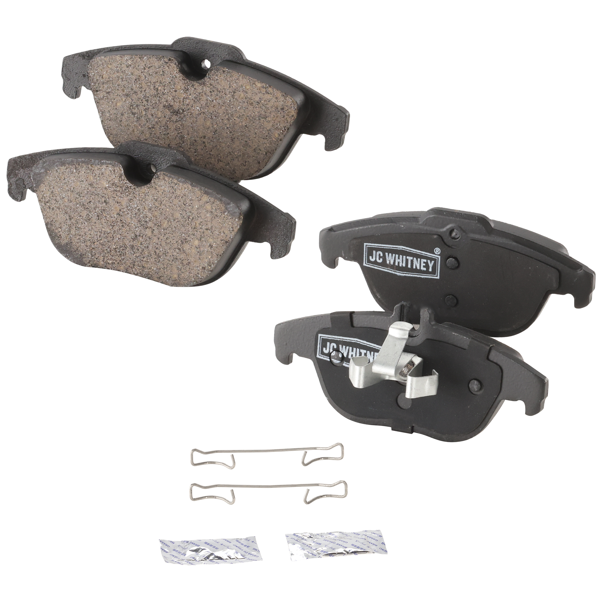 AM C350-08-15 E550-10-17 REAR BRAKE PAD SET 2 Wheel Set SKU JSTPSSCP1341 OEM 0054200720-0054204220-00542043