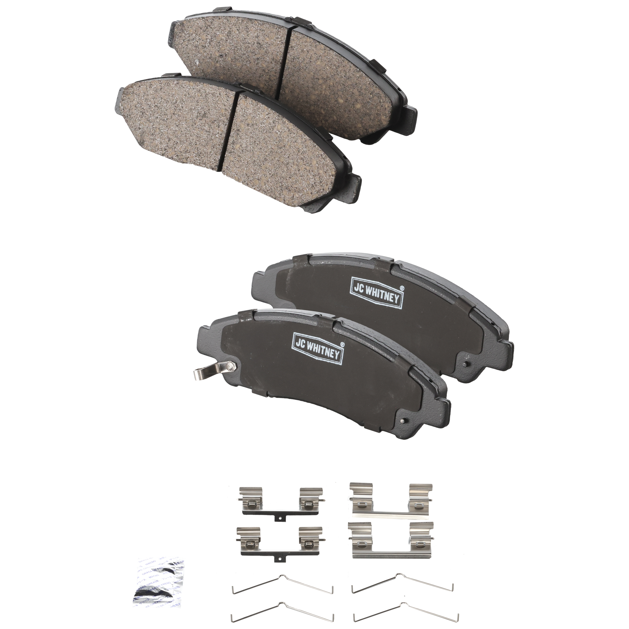 AM MDX 07-13 PILOT 09-15 FRONT BRAKE PAD SET 2 Wheel Set SKU JSTPSSCP1378 OEM 45022SZA405-45022SZAA00-45022S