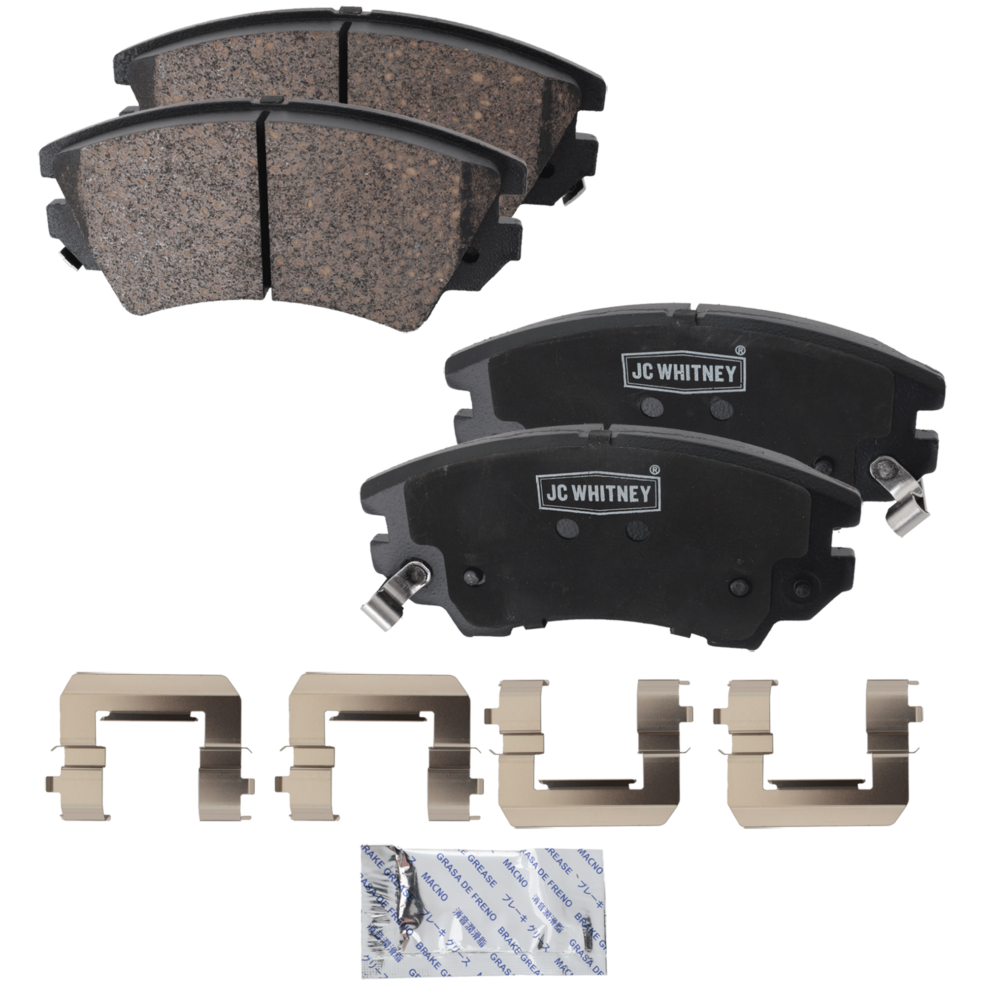 AM PRIUS 10-22 PRIUS AWD E 19-22 REAR BRAKE PAD SET 2 Wheel Set SKU JSTPSSCP1423 OEM 0446647020-0446647030-04466470