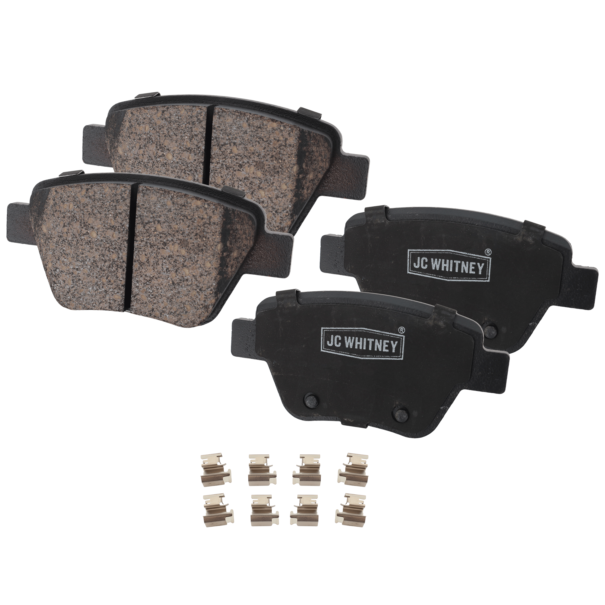 AM EOS 11-16 JETTA 10-14 REAR BRAKE PAD SET 2 Wheel Set SKU JSTPSSCP1456 OEM 2K5698451-5K0698451-5K0698451A