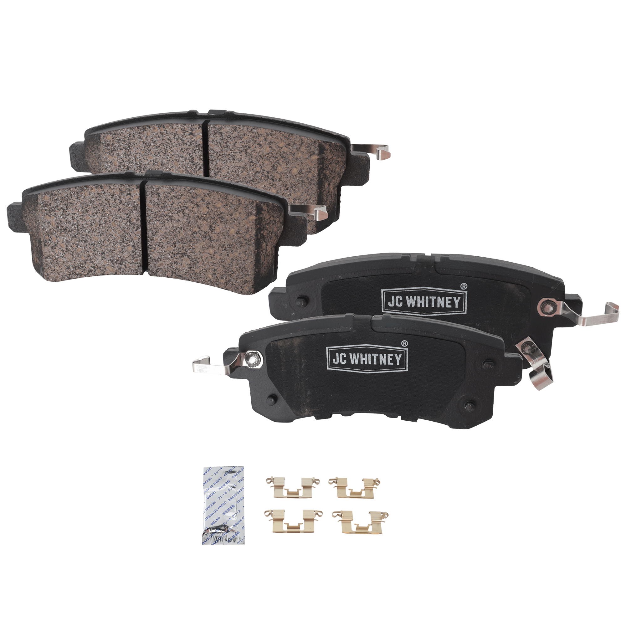 AM QX56-11-13 QX80-14-20 ARMADA 17-22 REAR BRAKE PAD SET 2 Wheel Set SKU JSTPSSCP1510 OEM D40601LB0A D40601LB8E