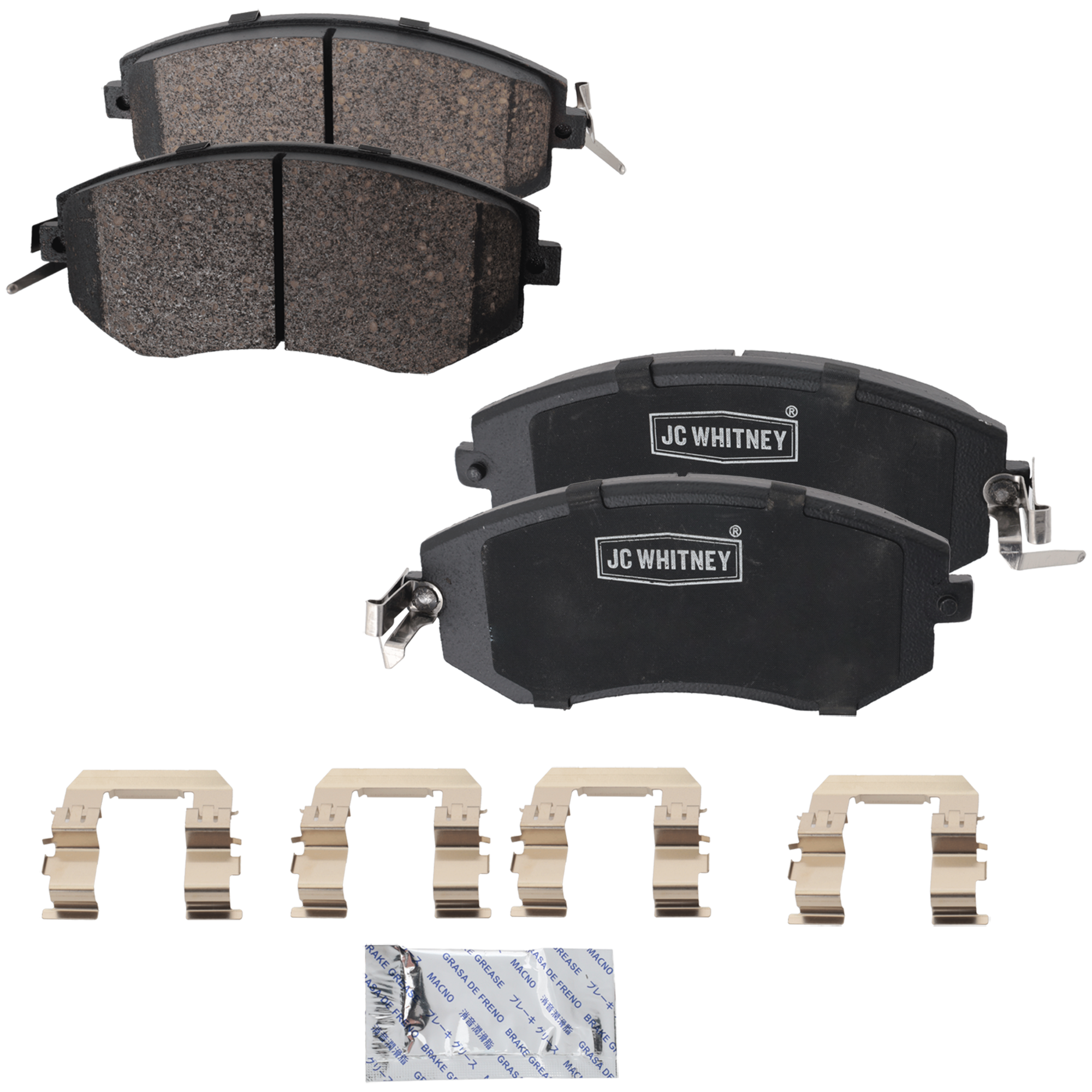 AM FR S 13-16 BRAKE PAD SET Front 2 Wheel Set SKU JSTPSSCP1539 OEM 26296AJ02A 26296FJ010-26296FJ0