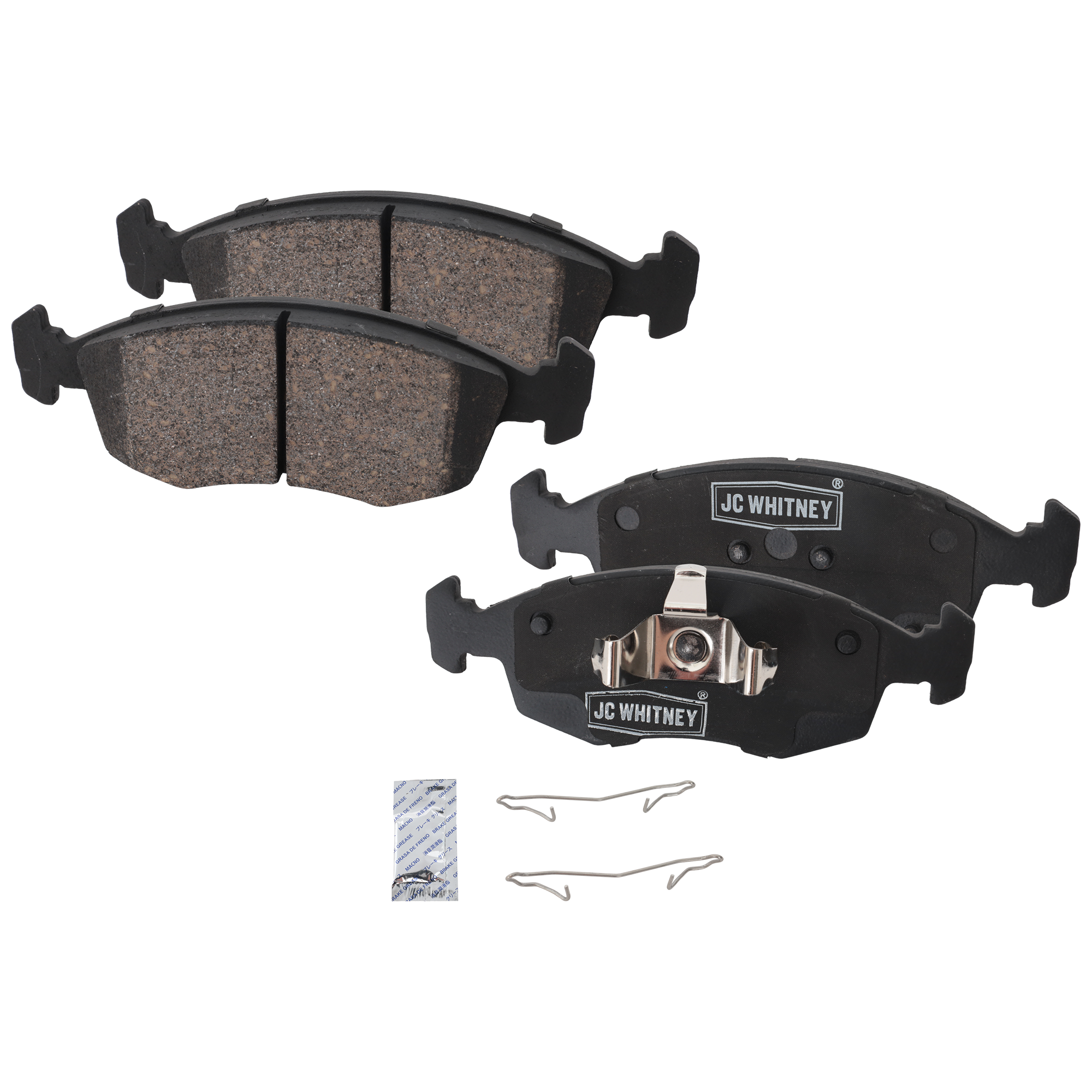 AM FIAT 500-12-19 FRONT BRAKE PAD SET 2 Wheel Set SKU JSTPSSCP1568 OEM 68102483AA 68102483AB 68174157