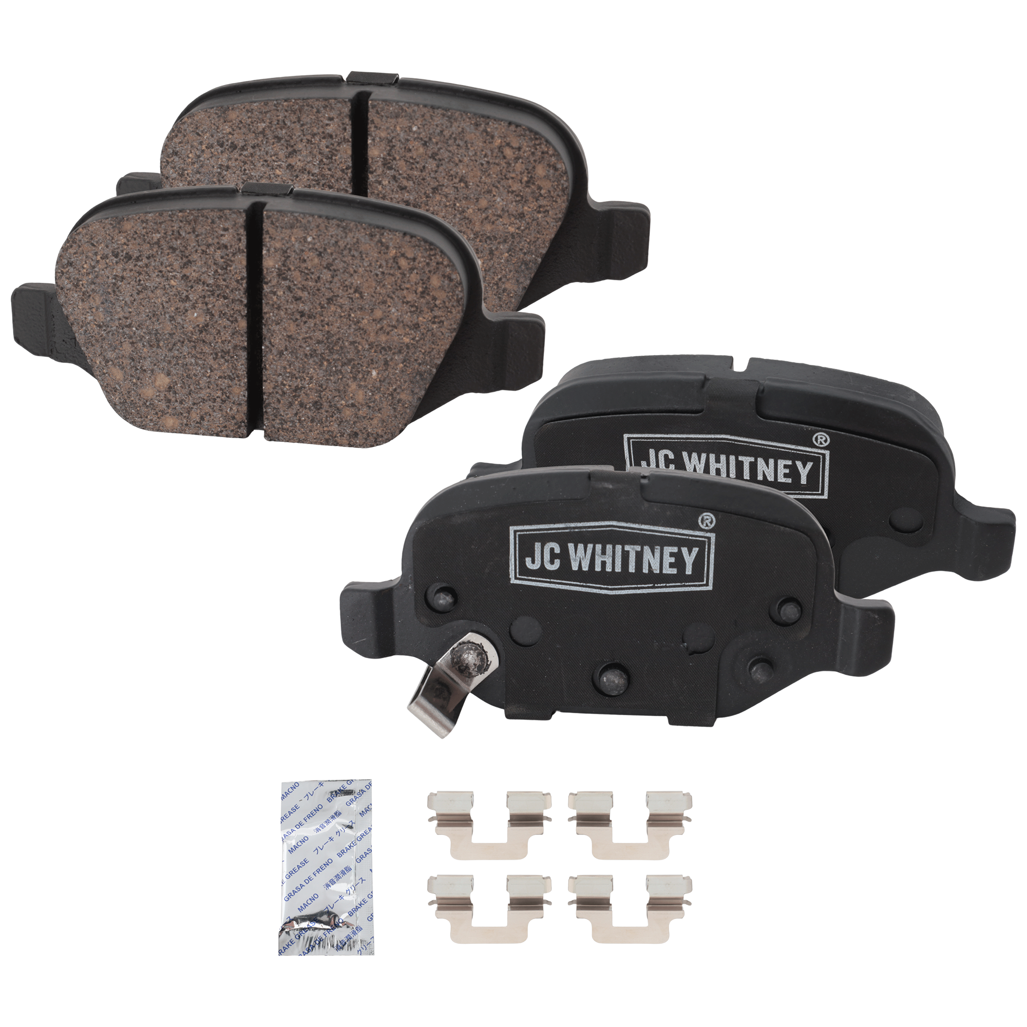 AM FIAT 500-12-19 REAR BRAKE PAD SET 2 Wheel Set SKU JSTPSSCP1569 OEM 68088919AA 68088919AB 68206120