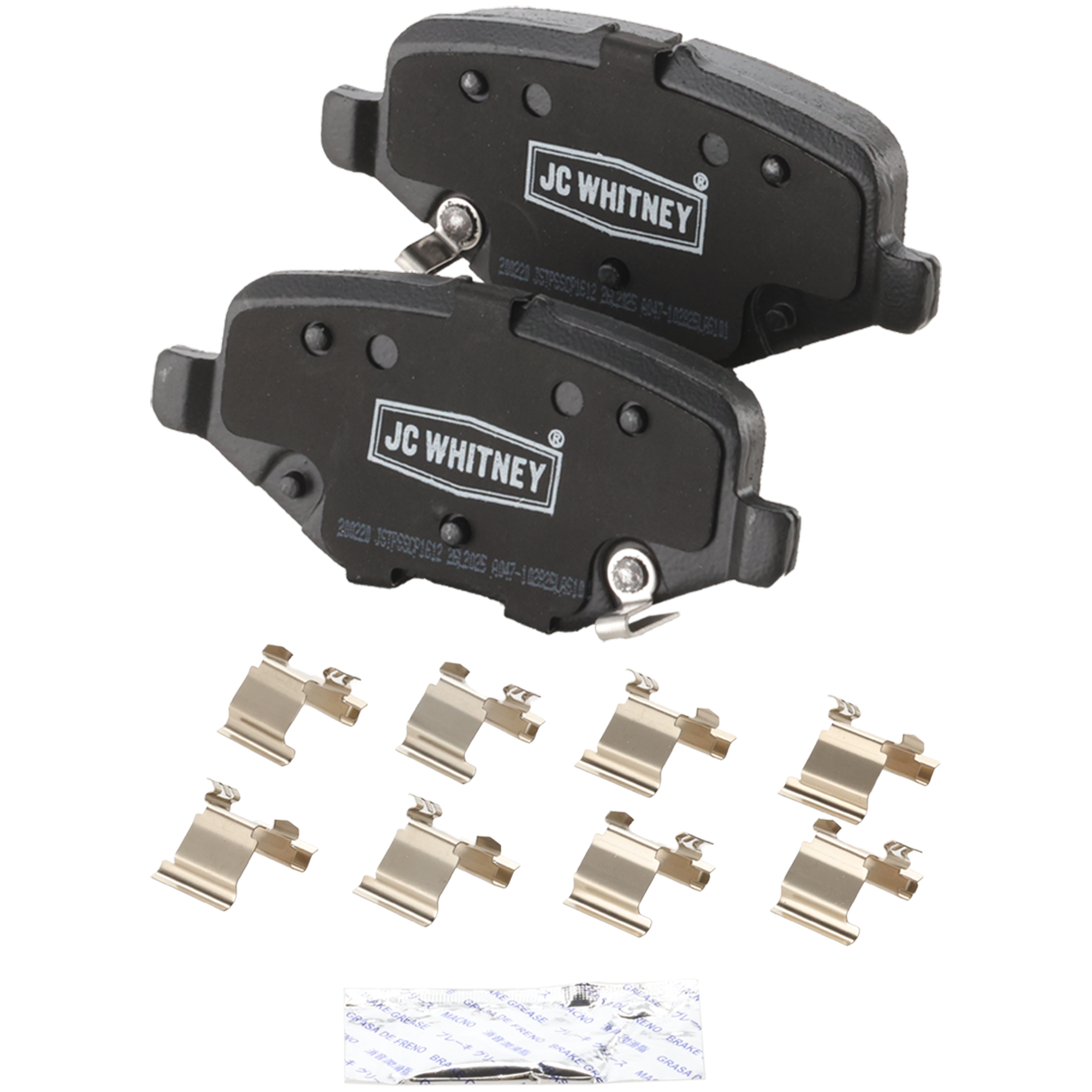 AM EXPLORER 13-14 TAURUS 13-19 REAR BRAKE PAD SET 2 Wheel Set SKU JSTPSSCP1612 OEM DG1Z2200B DG1Z2200C