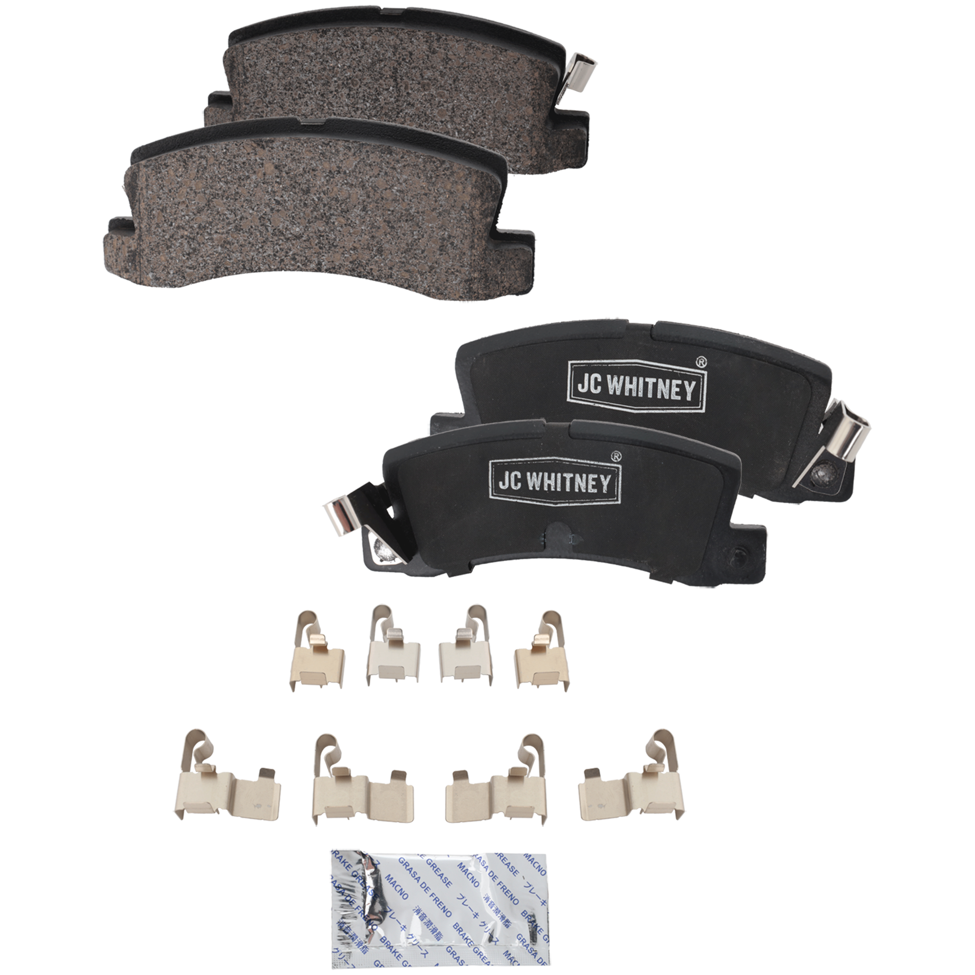 AM CELICA 86-96 RX300-99-03 REAR BRAKE PAD SET 2 Wheel Set SKU JSTPSSCP325 OEM 0446620070-0446620080-04466320