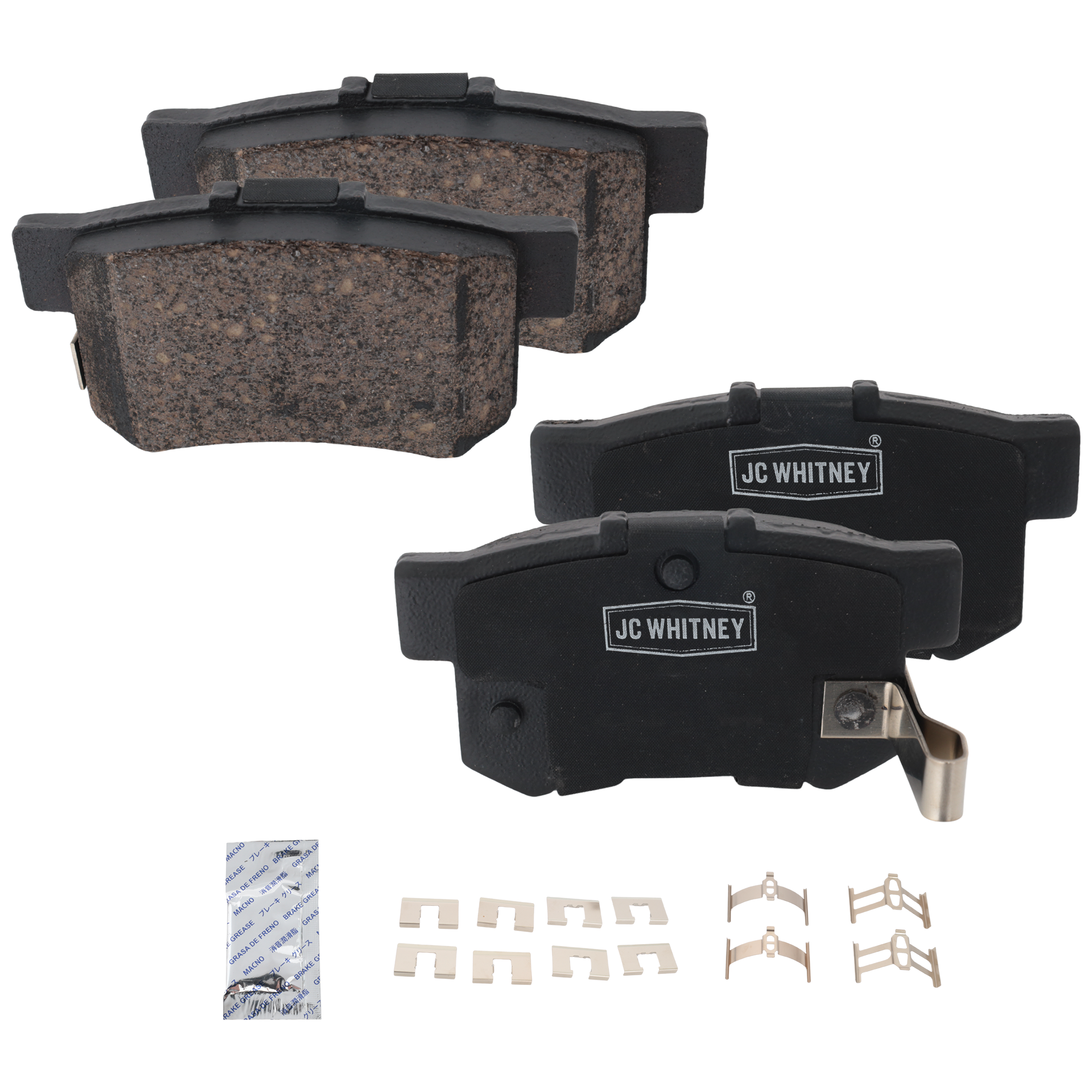 AM ACCORD 94-07 CIVIC 05-15 REAR BRAKE PAD SET 2 Wheel Set SKU JSTPSSCP537 OEM 43022S2A000-43022S5A500-43022S