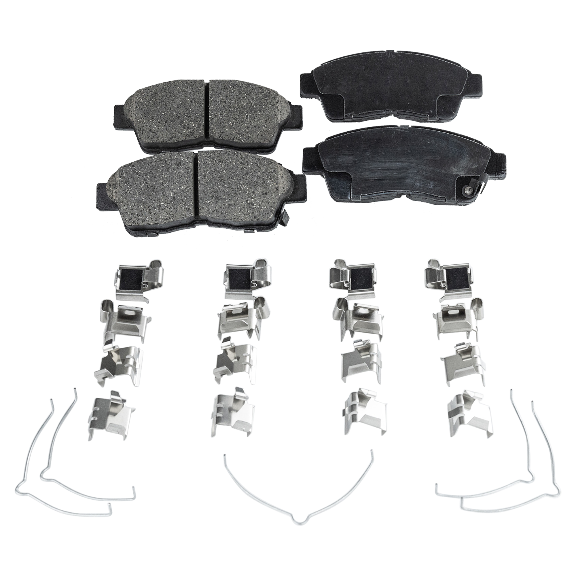 AM CAMRY 91-01 COROLLA 94-97 BRAKE PAD SET Front 2 Wheel Set SKU JSTPSSCP562 OEM 0446512110-0446520140-04465330