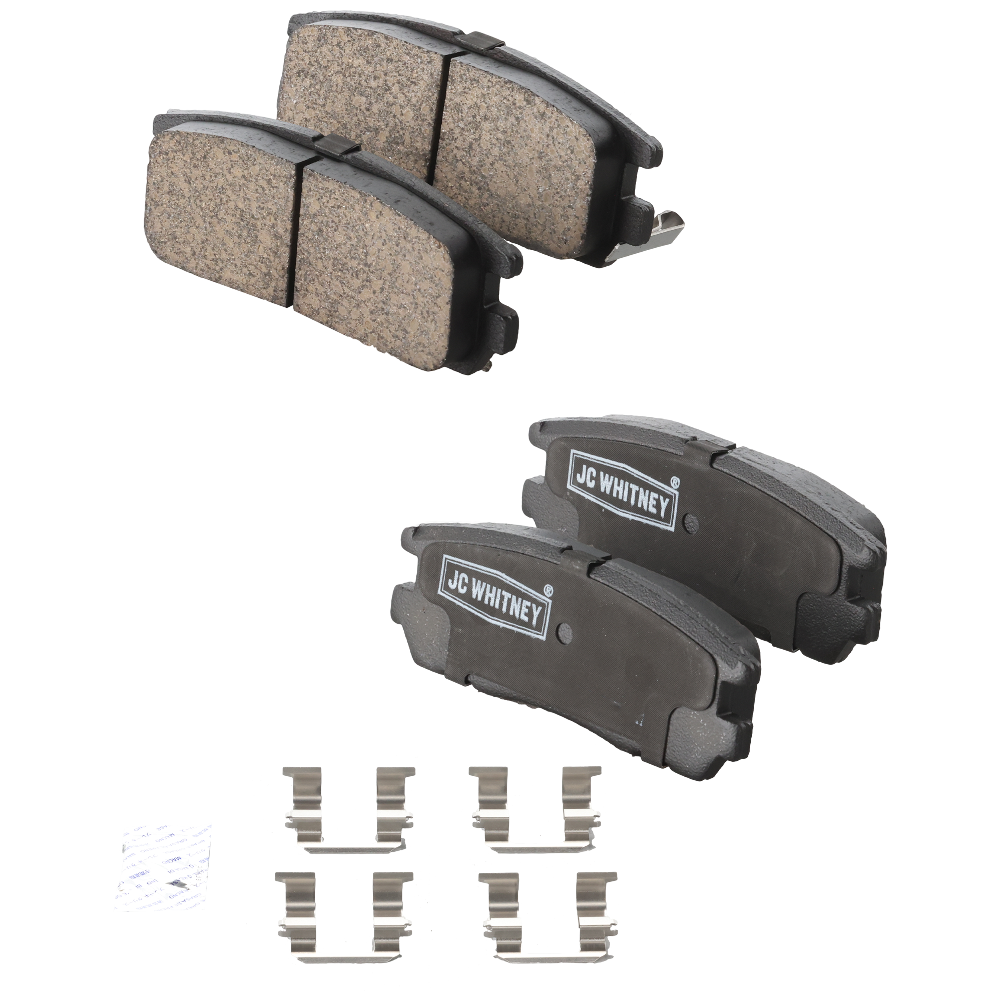 AM TROOPER 92-02 RODEO 00-04 BRAKE PAD SET Rear 2 Wheel Set SKU JSTPSSCP580 OEM 8970352660-8970700800-89717553