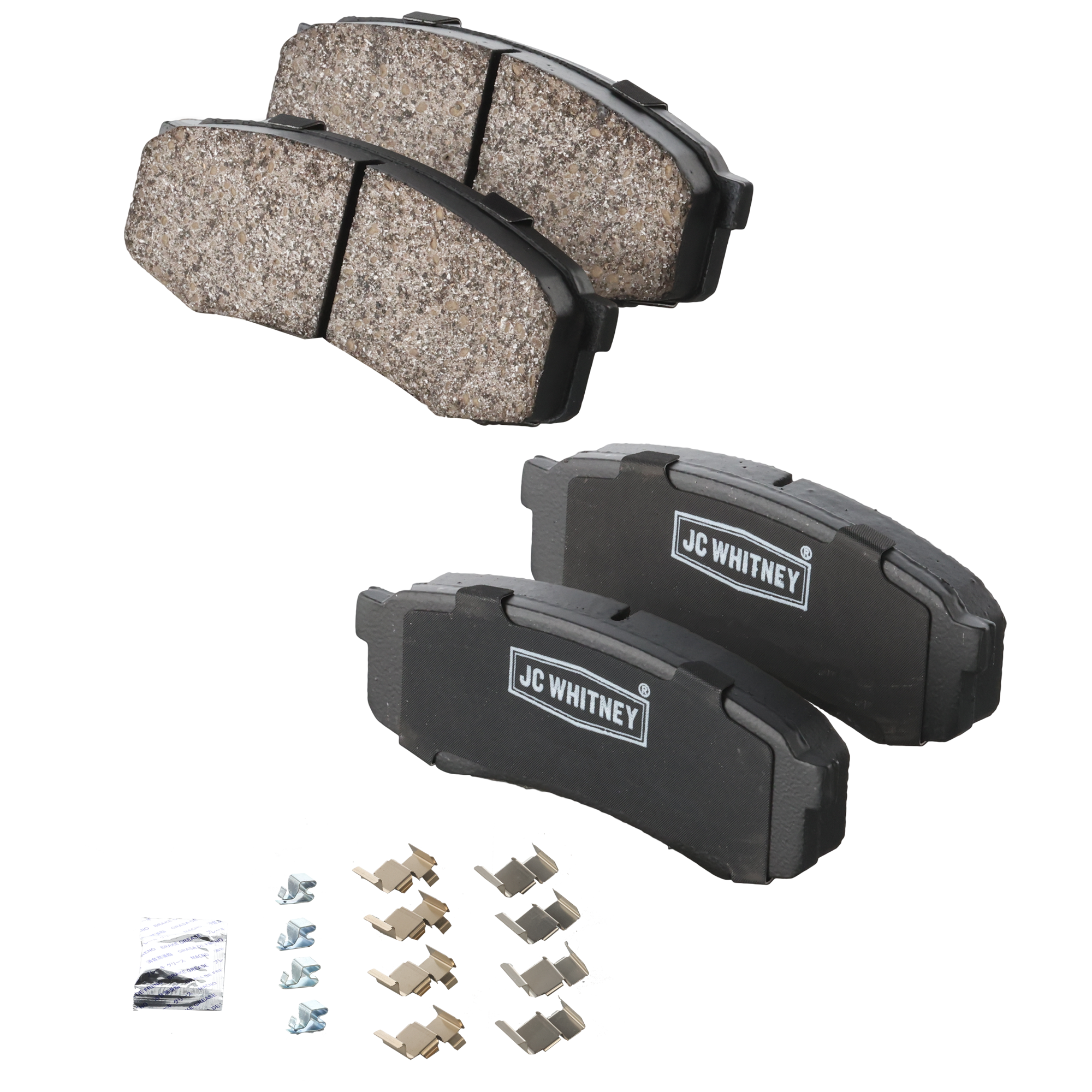 AM LAND CRUISER 93-97 SEQUOIA 01-07 REAR BRAKE PAD SET 2 Wheel Set SKU JSTPSSCP606 OEM 0446660020-0446660050-04466600