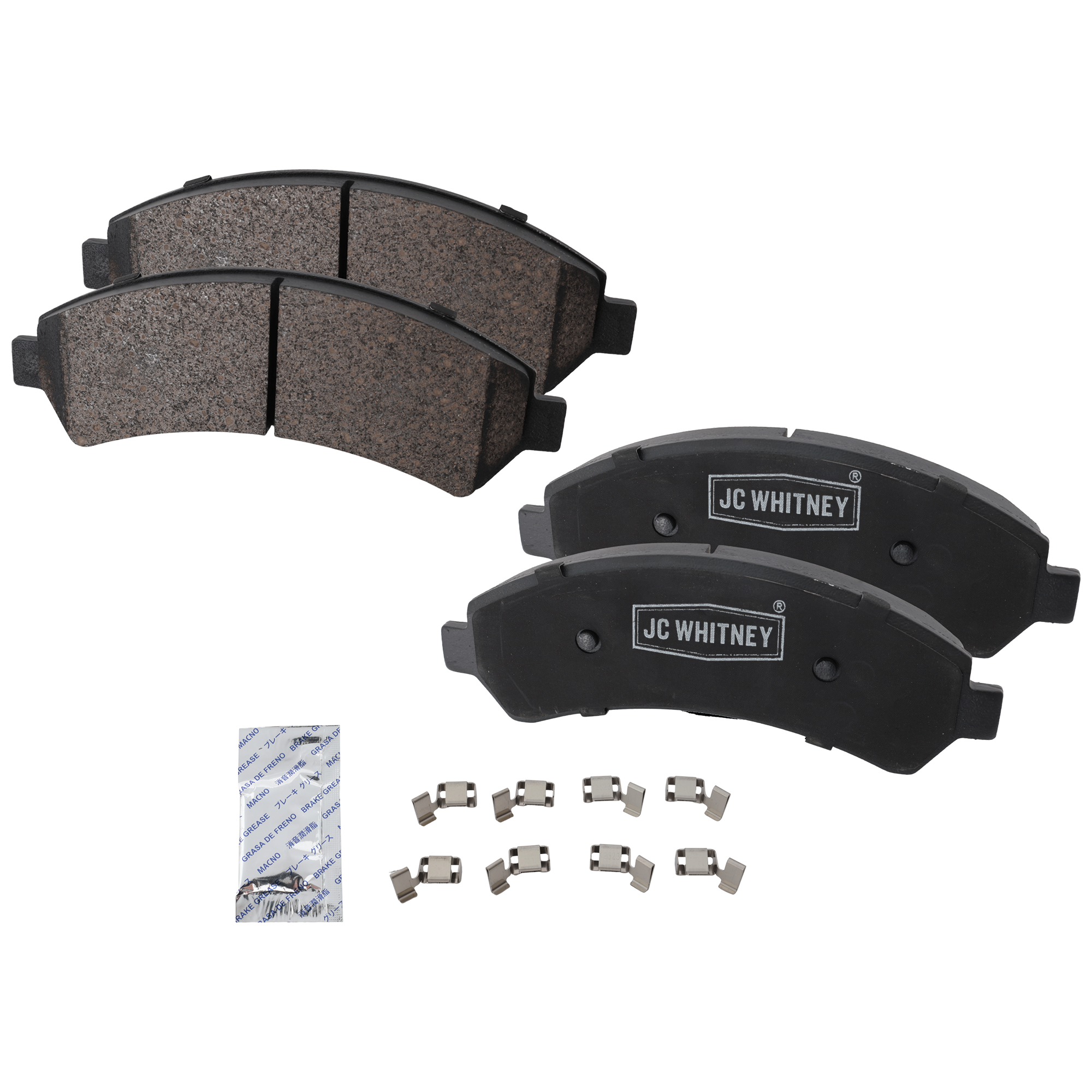 AM BLAZER 97-05 BRAVADA 97-01 FRONT BRAKE PAD SET 2 Wheel Set SKU JSTPSSCP726 OEM 18029791-18029863-18043872-818