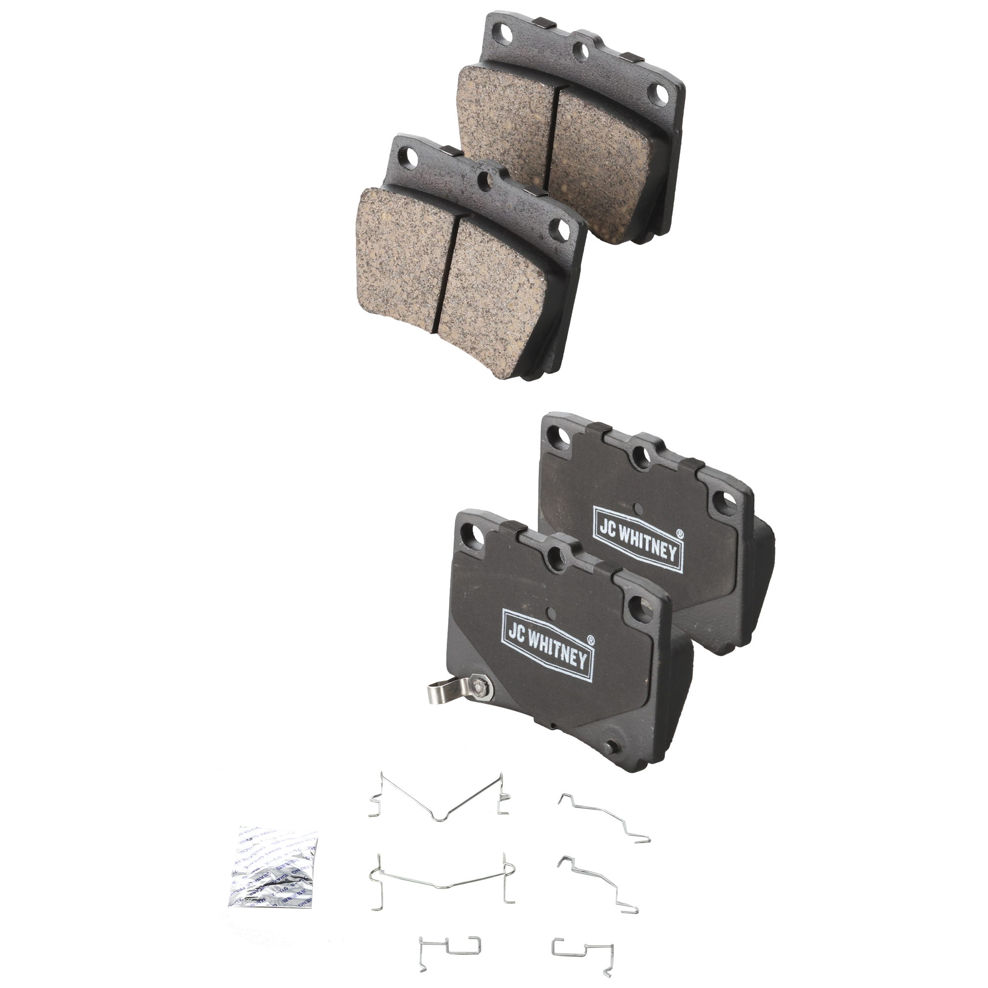 AM MONTERO SPORT 97-04 REAR BRAKE PAD SET 2 Wheel Set SKU JSTPSSCP733 OEM MR307415 MR389575 MZ690027