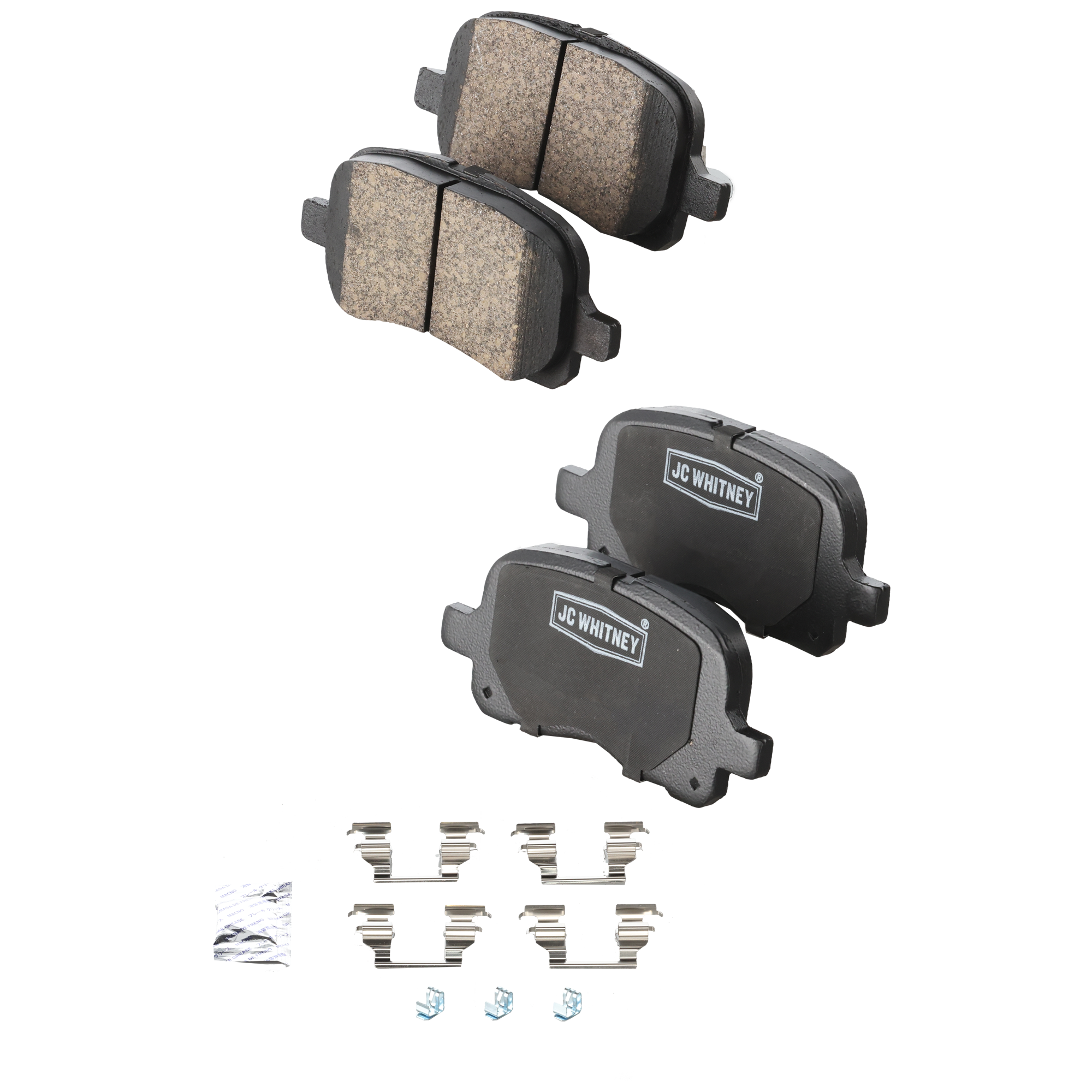 AM COROLLA PRIZM 98-02 FRONT BRAKE PAD SET 2 Wheel Set SKU JSTPSSCP741 OEM 0446502010-0446502040-04465020