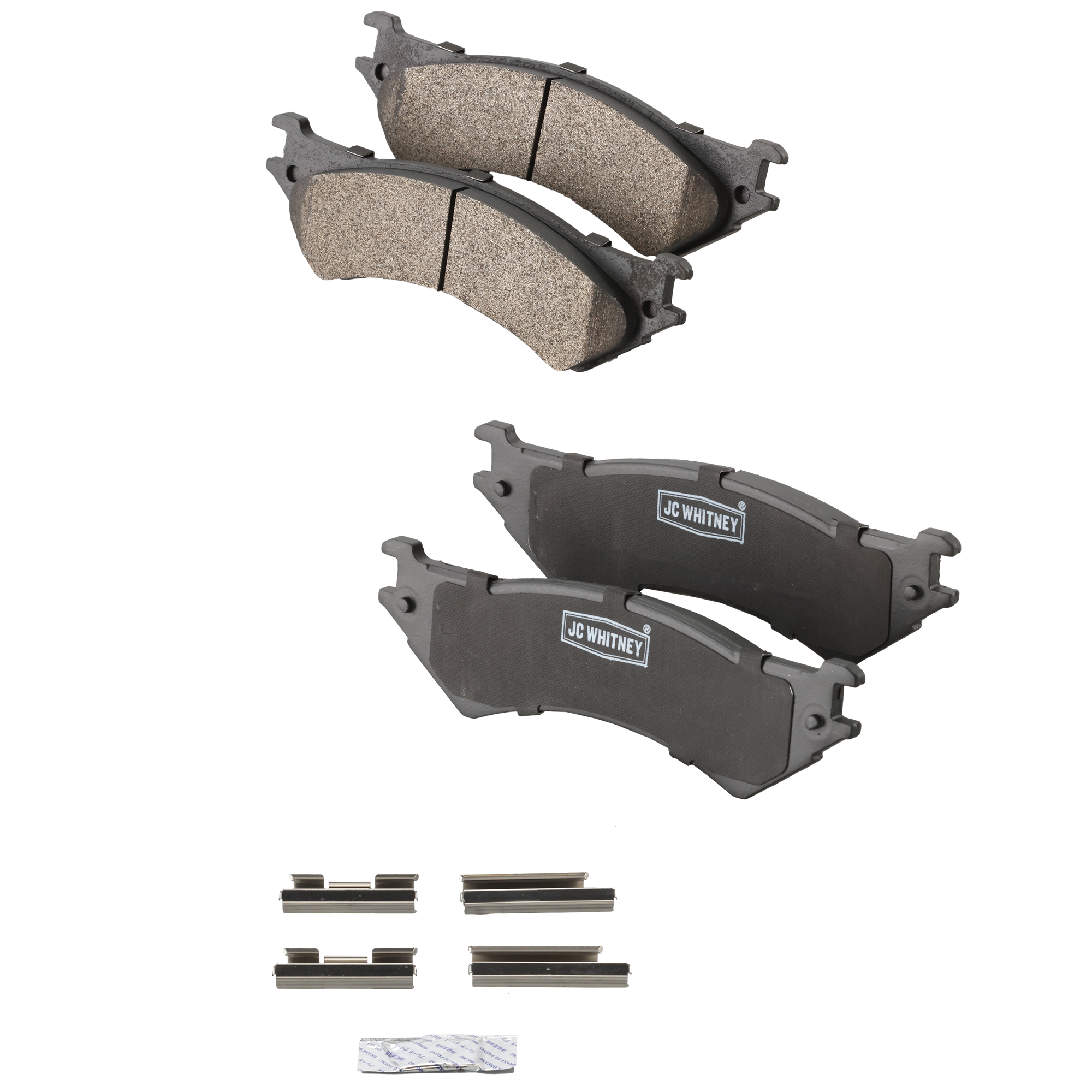 AM E 350 SUPER DUTY 99-07 REAR BRAKE PAD SET 2 Wheel Set SKU JSTPSSCP802 OEM 2C2Z2200AA 6C2Z2200C 6C2Z2200E