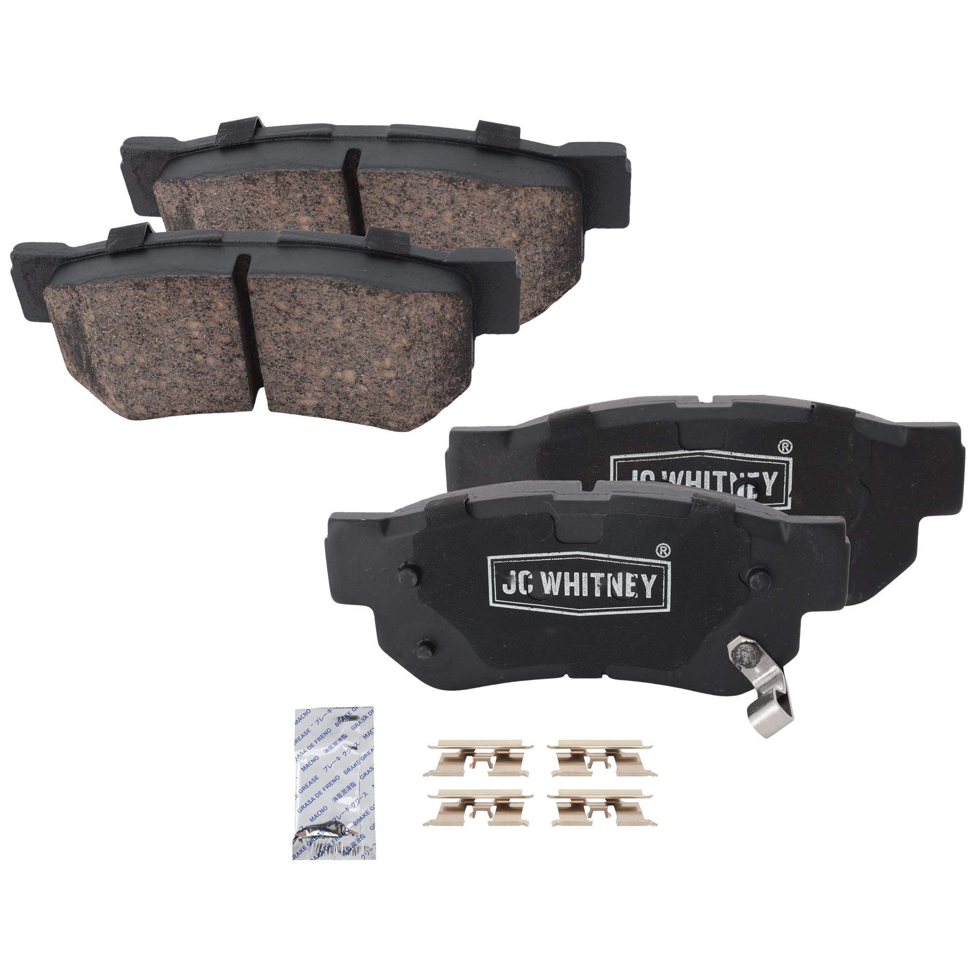 AM SONATA 99-08 ELANTRA 07-10 REAR BRAKE PAD SET 2 Wheel Set SKU JSTPSSCP813 OEM 583021FA50-5830226A20-583022EA