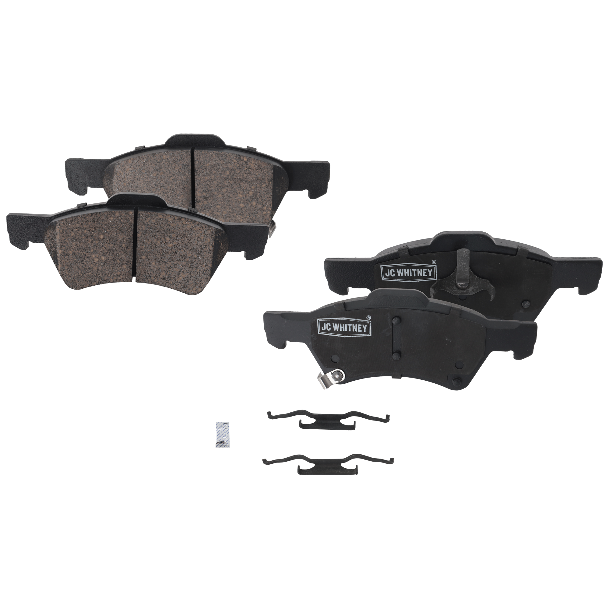 AM TOWN COUNTRY GRAND CARAVAN 01-07 FRONT BRAKE PAD SET 2 Wheel Set SKU JSTPSSCP857 OEM 5019803AA 5019804AA