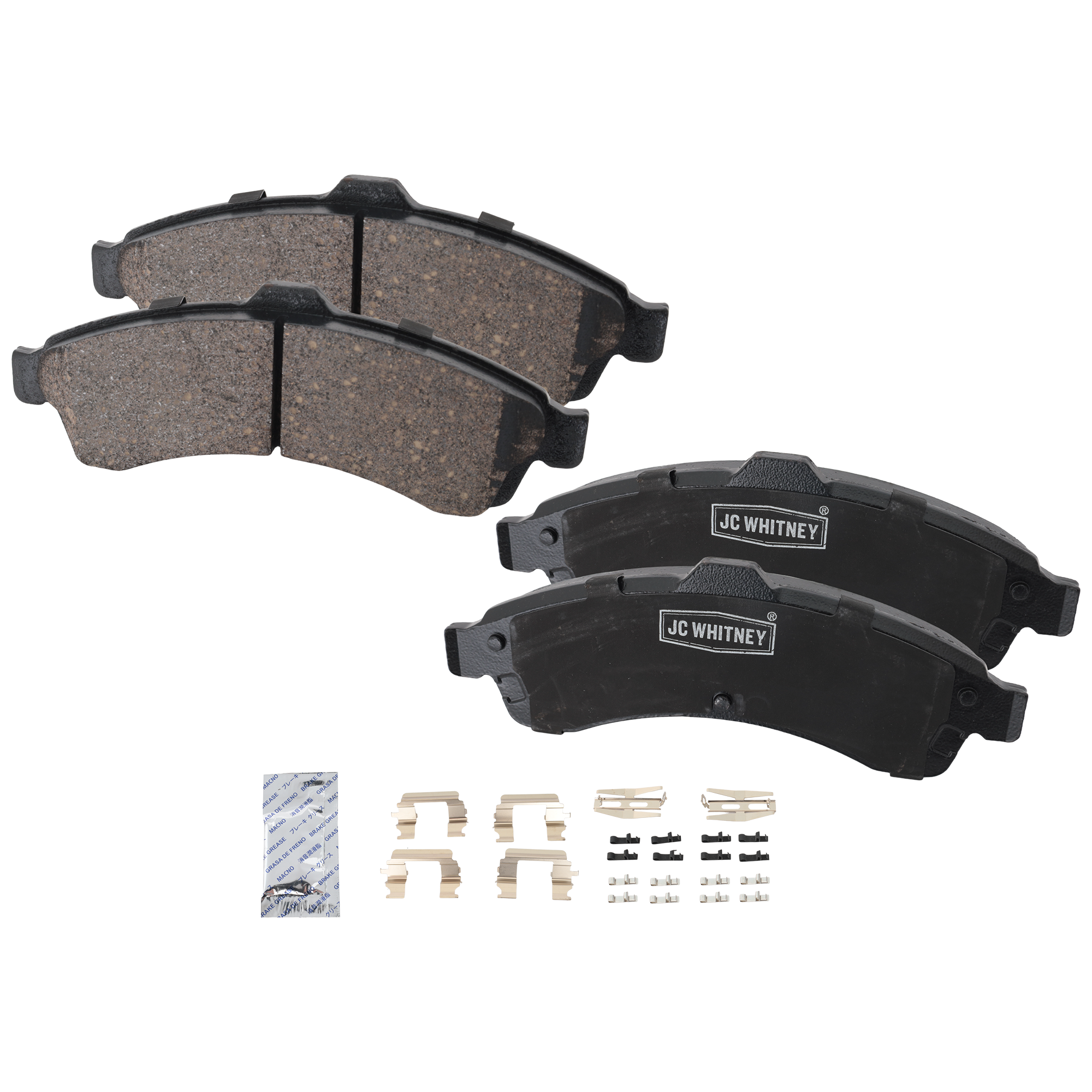 AM TRAILBLAZER ENVOY 02-05 FRONT BRAKE PAD SET 2 Wheel Set SKU JSTPSSCP882 OEM 12497782-8124977820-8889644230