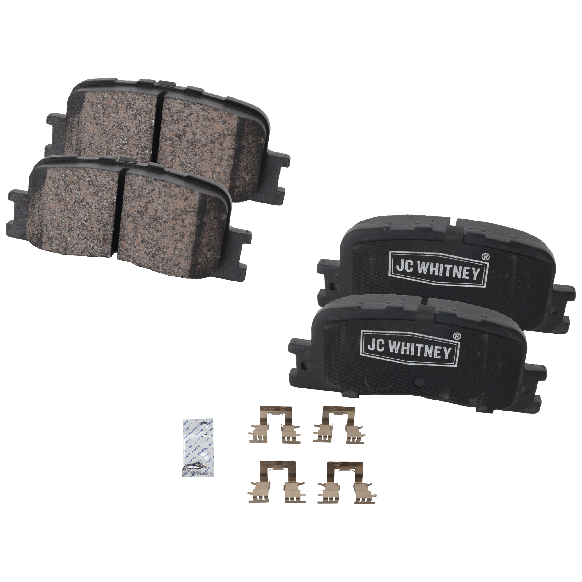 AM CAMRY 02-06 ES330-04-06 REAR BRAKE PAD SET 2 Wheel Set SKU JSTPSSCP885 OEM 0446633090-0446633140-04466480