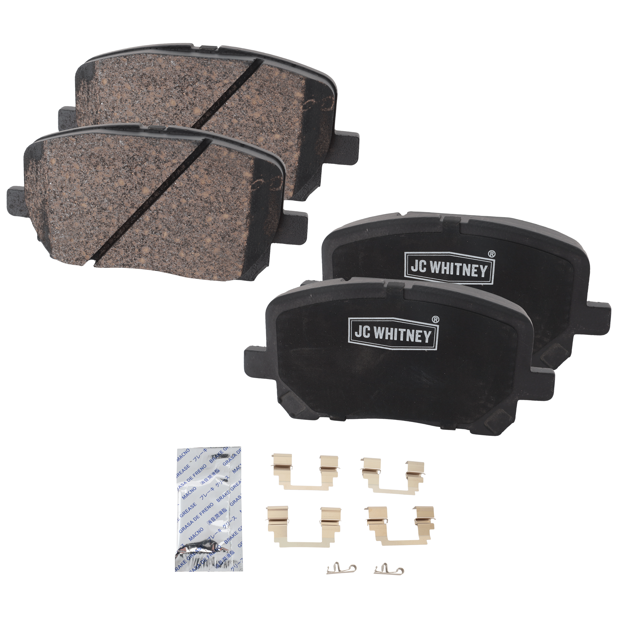 AM COROLLA MATRIX FRONT BRAKE PAD SET 2 Wheel Set SKU JSTPSSCP923 OEM 0446502070-0446502080-88972092