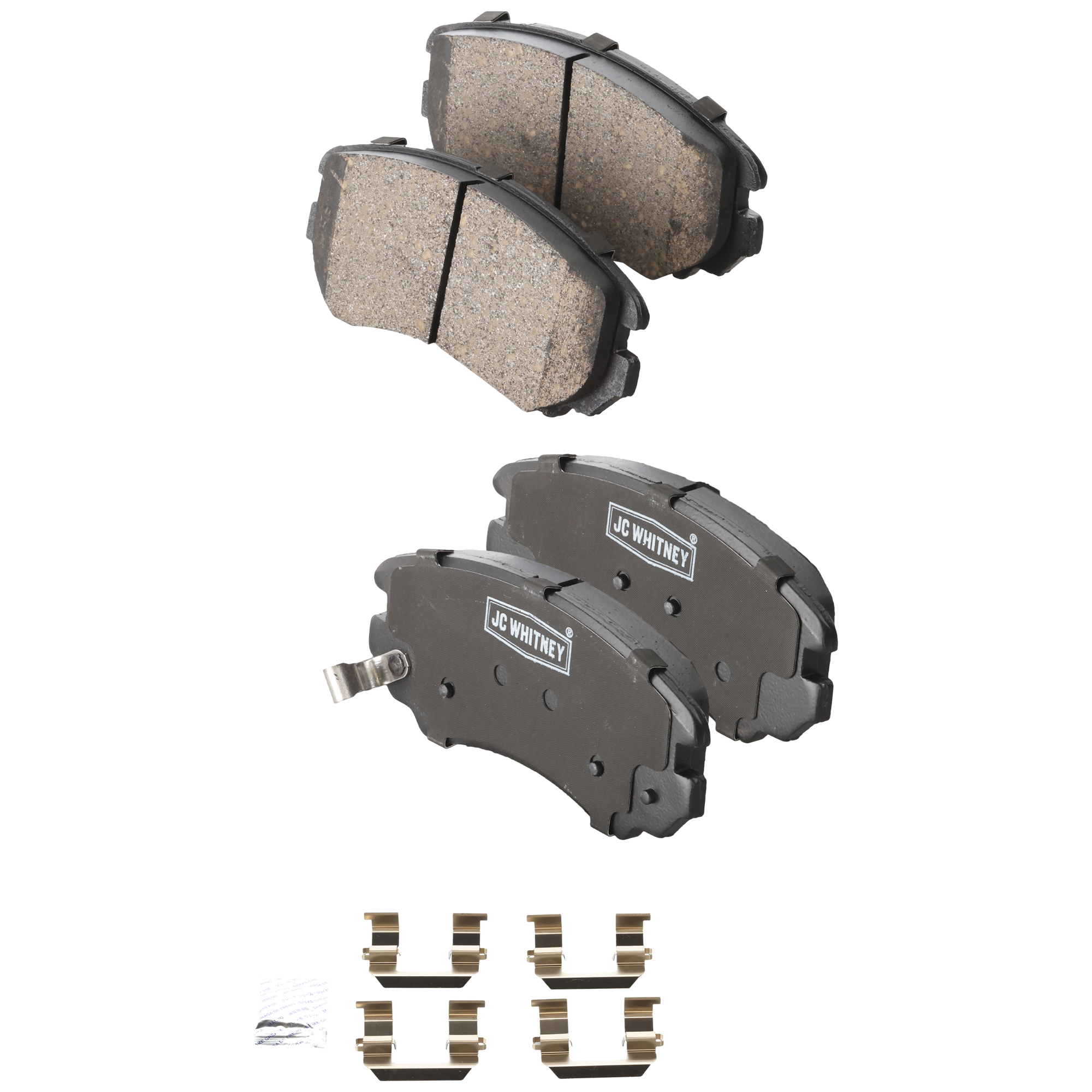 AM SONATA 03-10 SOUL 10-13 FRONT BRAKE PAD SET 2 Wheel Set SKU JSTPSSCP924 OEM 581012CA10-581012CA11-581012GA