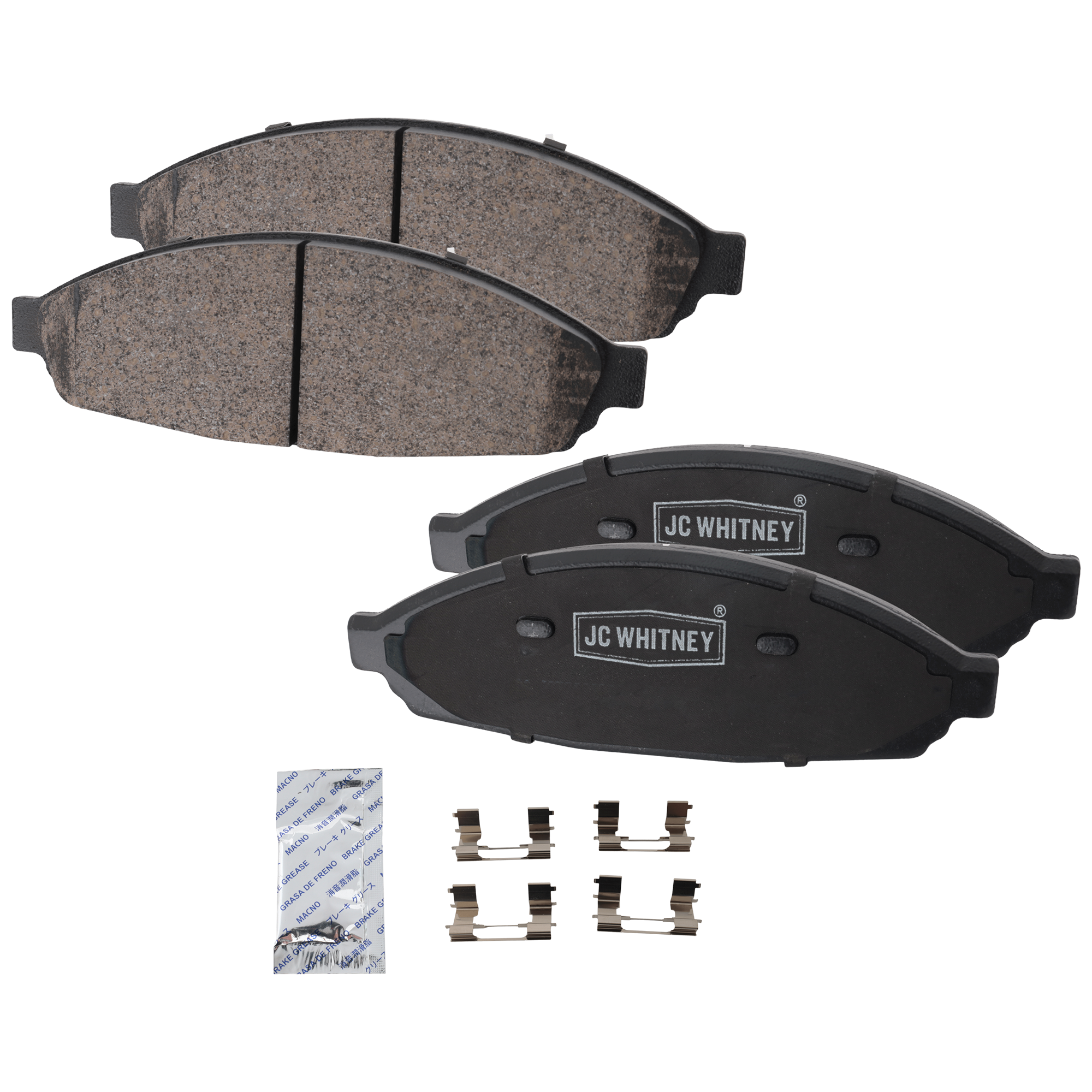 AM CROWN VICTORIA GRAND MARQUIS 03-11 FRONT BRAKE PAD SET 2 Wheel Set SKU JSTPSSCP931 OEM 3W1Z2001AA 3W1Z2001BA 3W1Z2001