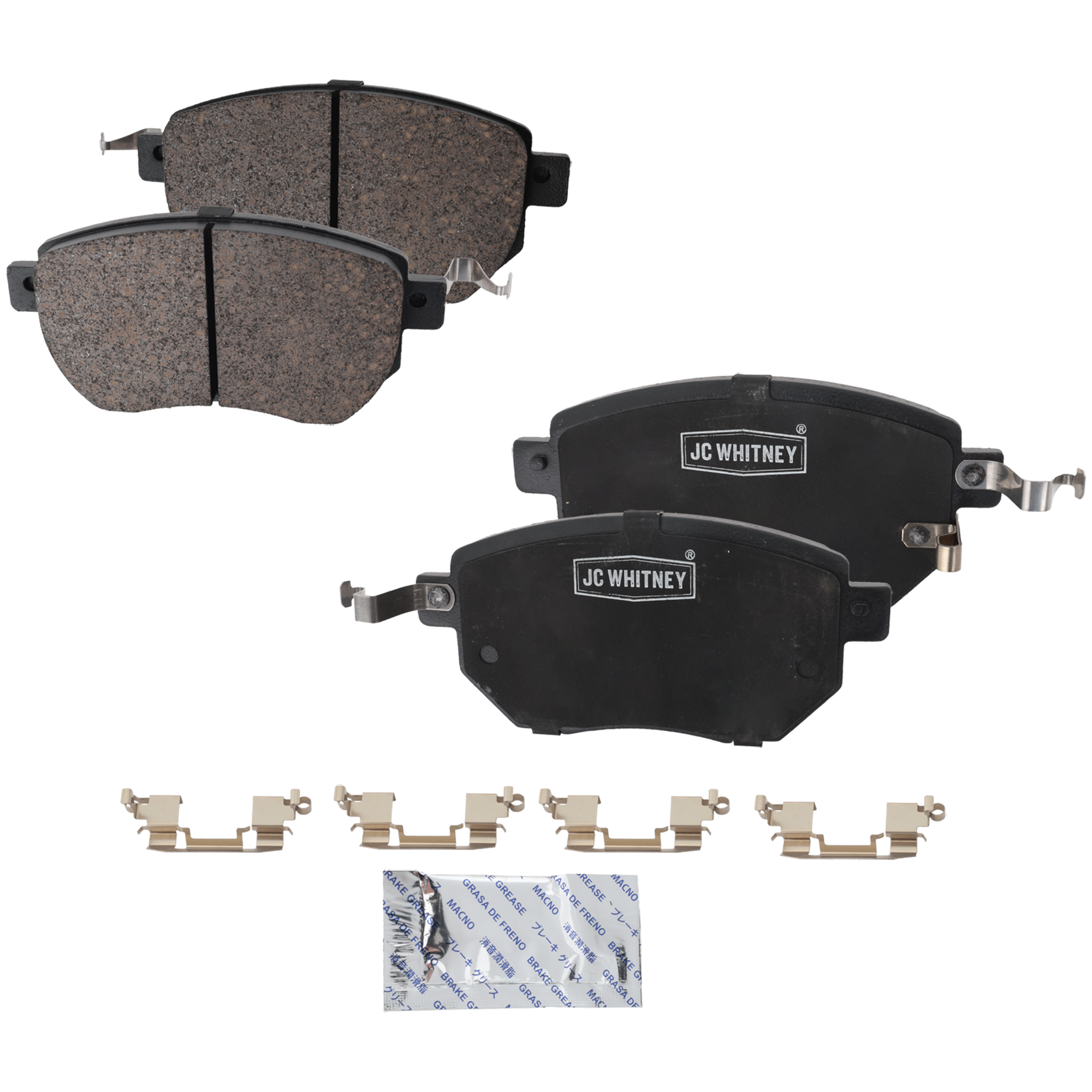 AM MURANO 03-11 MAXIMA 04-08 FX35 FX45-03-06 FRONT BRAKE PAD SET 2 Wheel Set SKU JSTPSSCP969 OEM 41060CA090-41060CA092-41060CA0