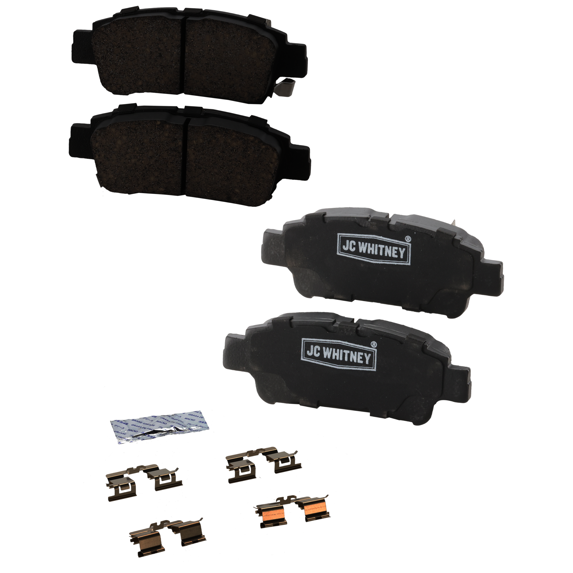 AM SIENNA 04-10 REAR BRAKE PAD SET 2 Wheel Set SKU JSTPSSCP995 OEM 0446628050-0446628080-04466450