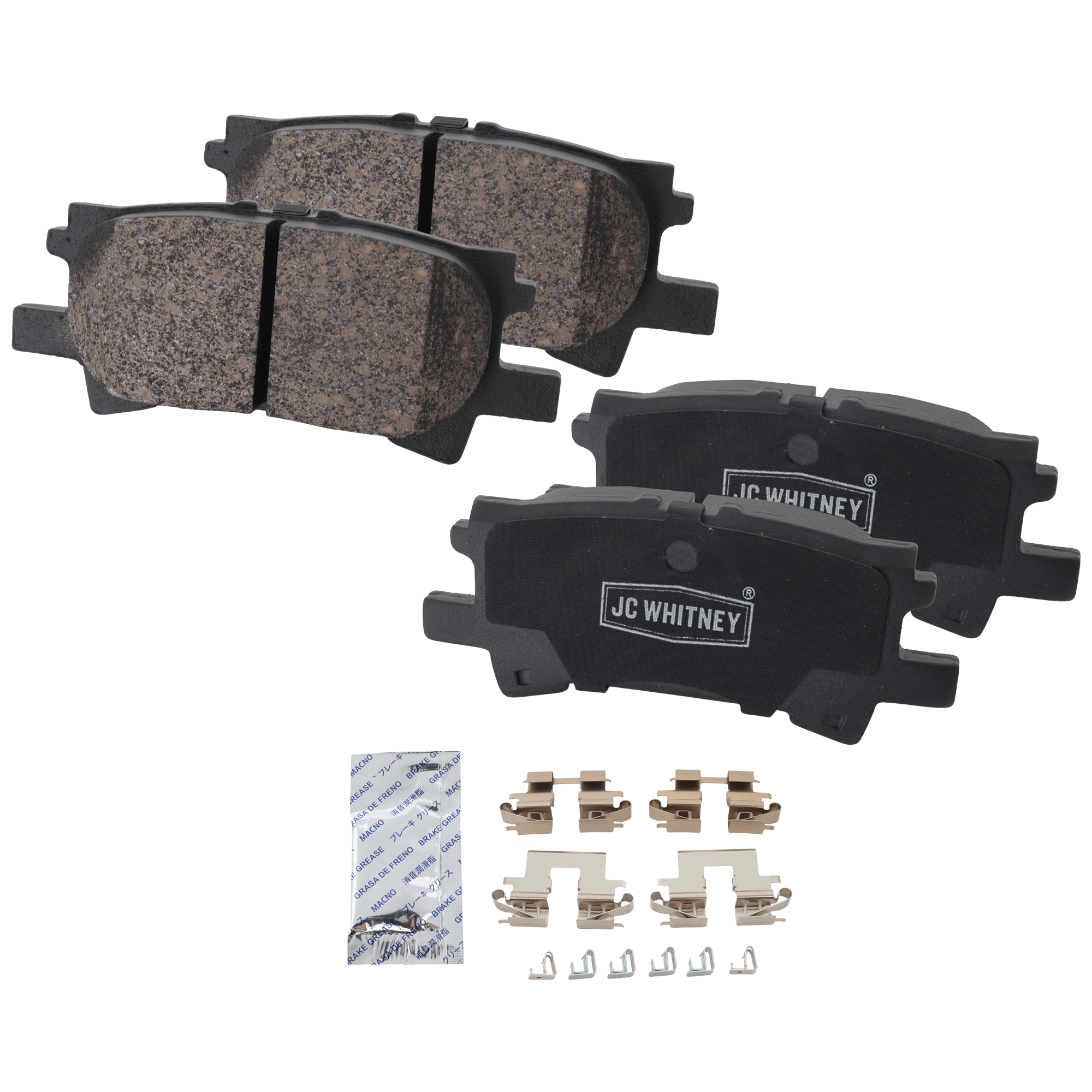 AM HIGHLANDER 04-07 RX350-07-09 REAR BRAKE PAD SET 2 Wheel Set SKU JSTPSSCP996 OEM 0446648030-0446648060