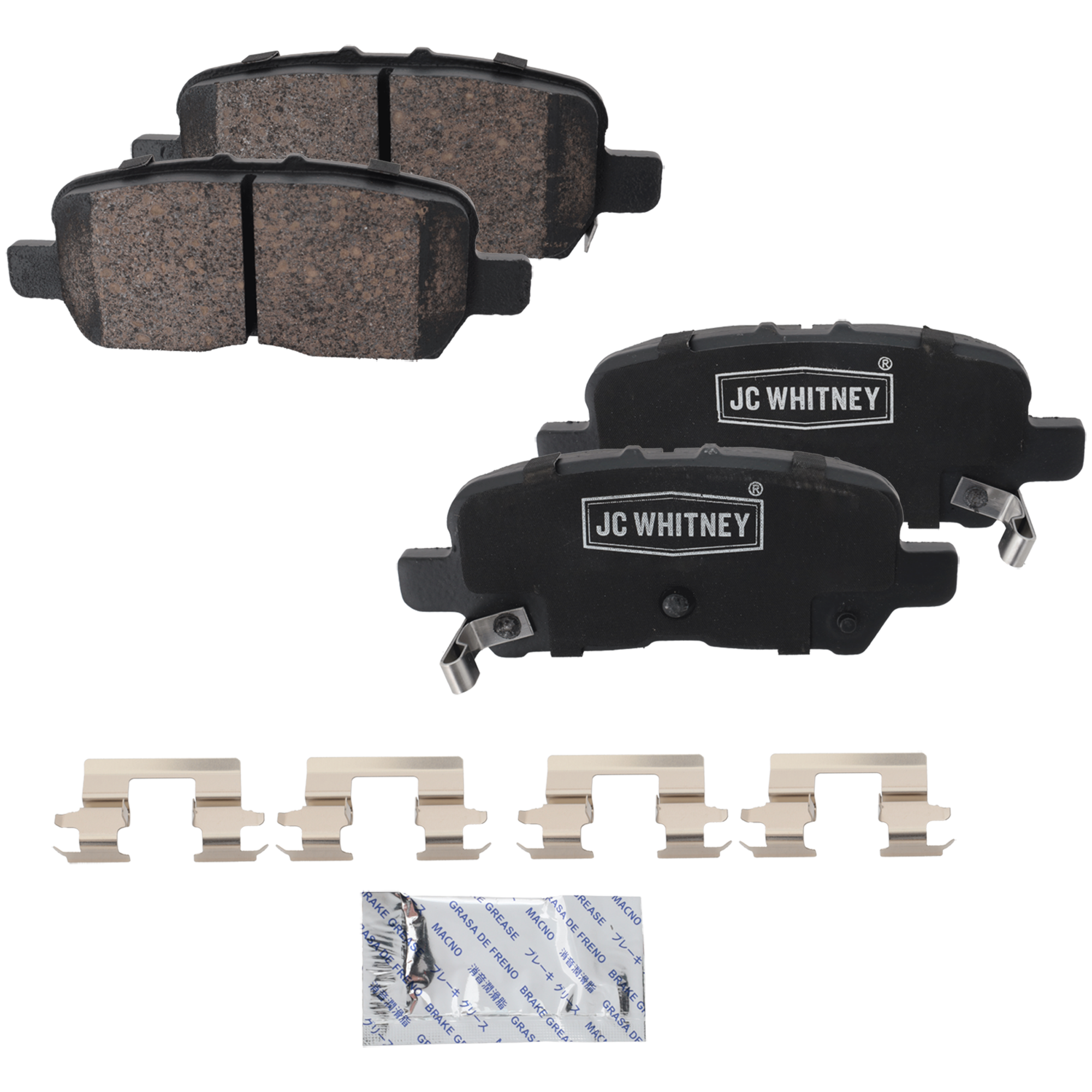 AM GRAND PRIX 04-08 IMPALA LIMITED 14-16 REAR BRAKE PAD SET 2 Wheel Set SKU JSTPSSCP999 OEM 18048690-19209499