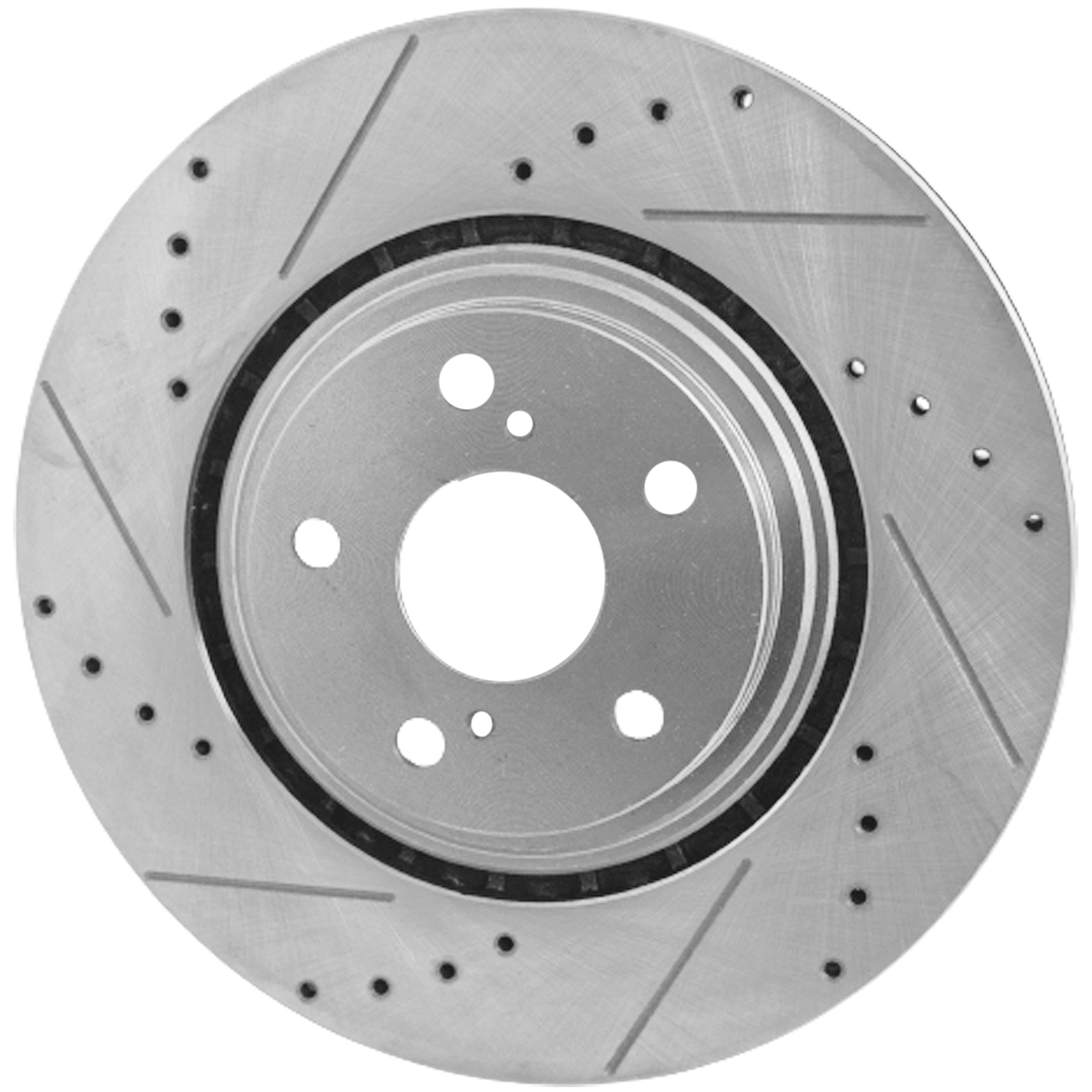 AM HIGHLANDER 08-19 SIENNA 11-20 FRONT BRAKE DISC RH=LH Cross drilled and Slotted SKU JSTPT27110027DRS OEM 44607-0833311-850021-900566-60
