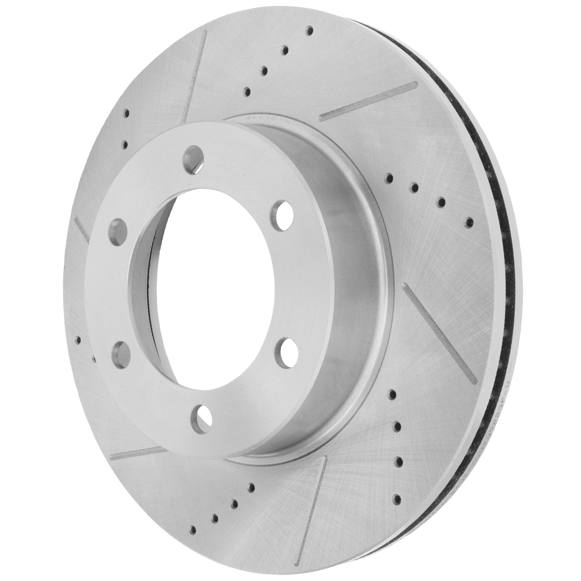 AM TUNDRA 00-06 SEQUOIA 01-07 FRONT BRAKE DISC RH=LH Cross drilled and Slotted SKU JSTPT27110064DRS OEM 19694-31267-96931-107524-14529