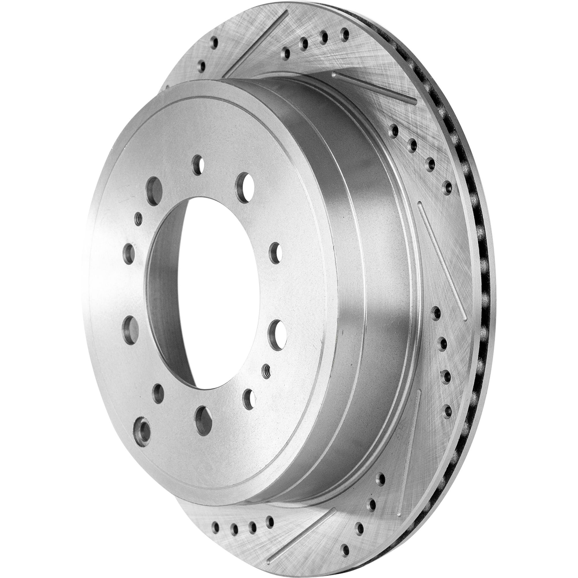 AM TUNDRA 07-21 SEQUOIA 08-22 REAR BRAKE DISC RH=LH Cross drilled and Slotted SKU JSTPT27110065DRS OEM 90076137-980584FZN HC31483X